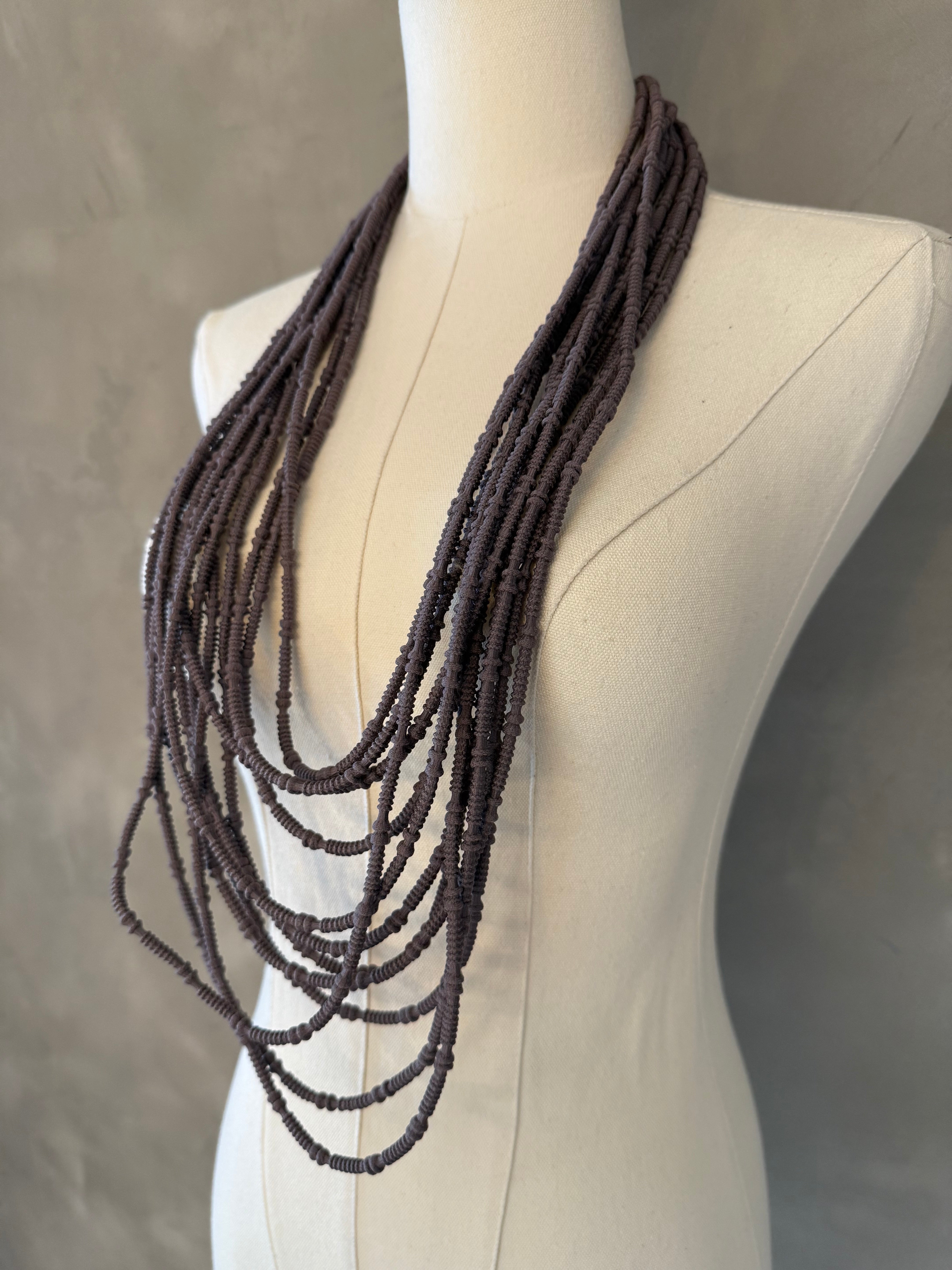 MONICA GREY LONG NECKLACE