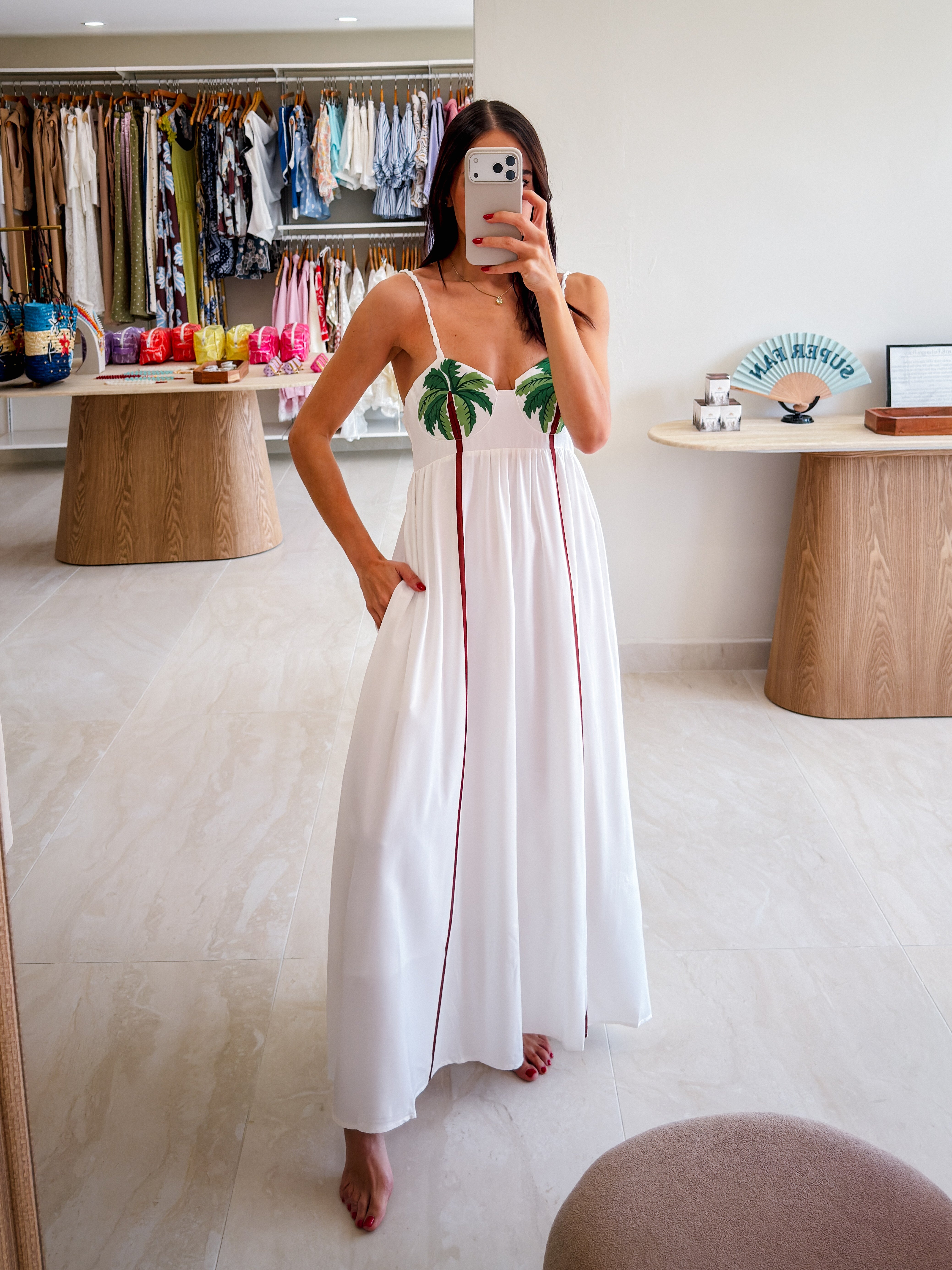 AMAYA PALMA MAXI DRESS