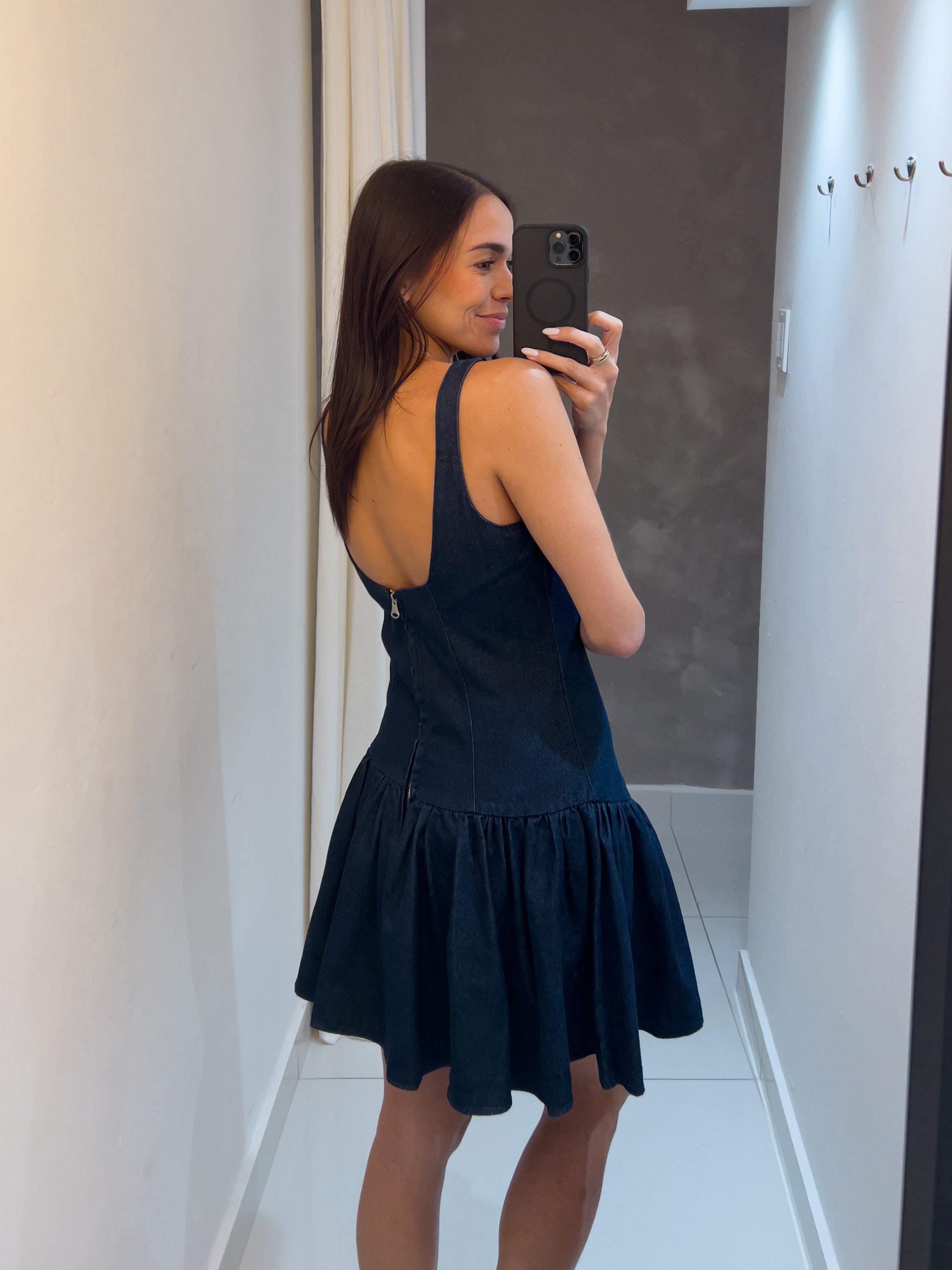 MIA DENIM DRESS
