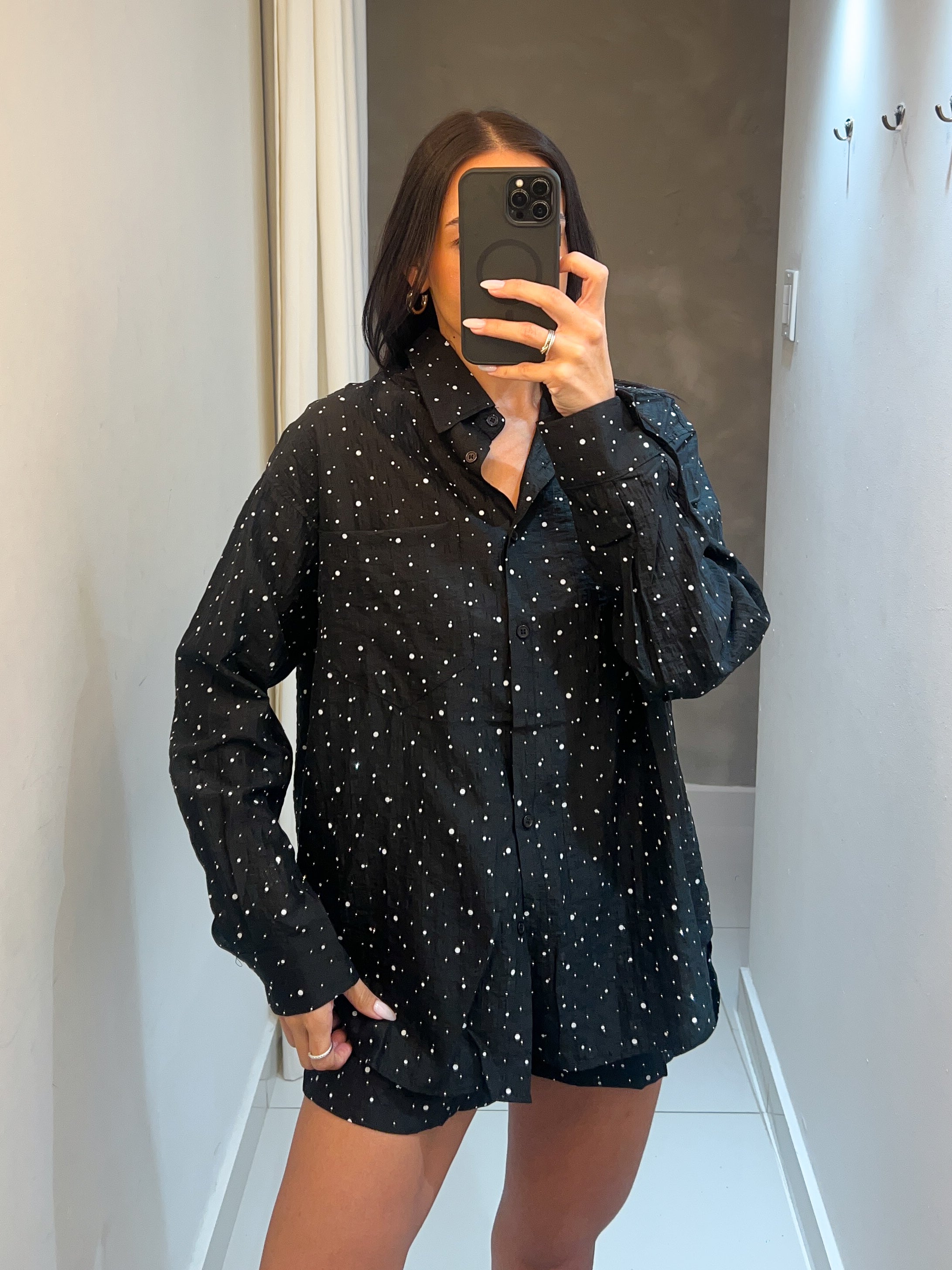 SHAY BLACK RHINESTONE SET