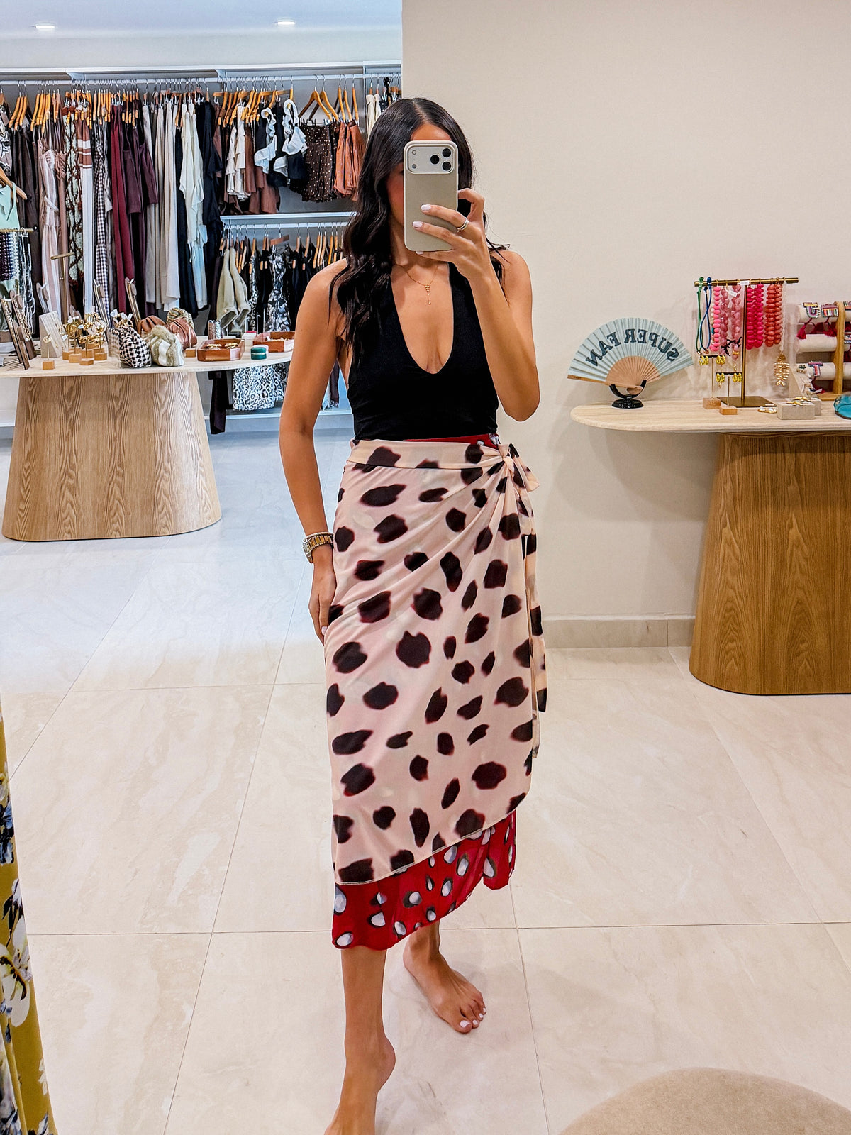 NATALIA POLKA DOTS SKIRT