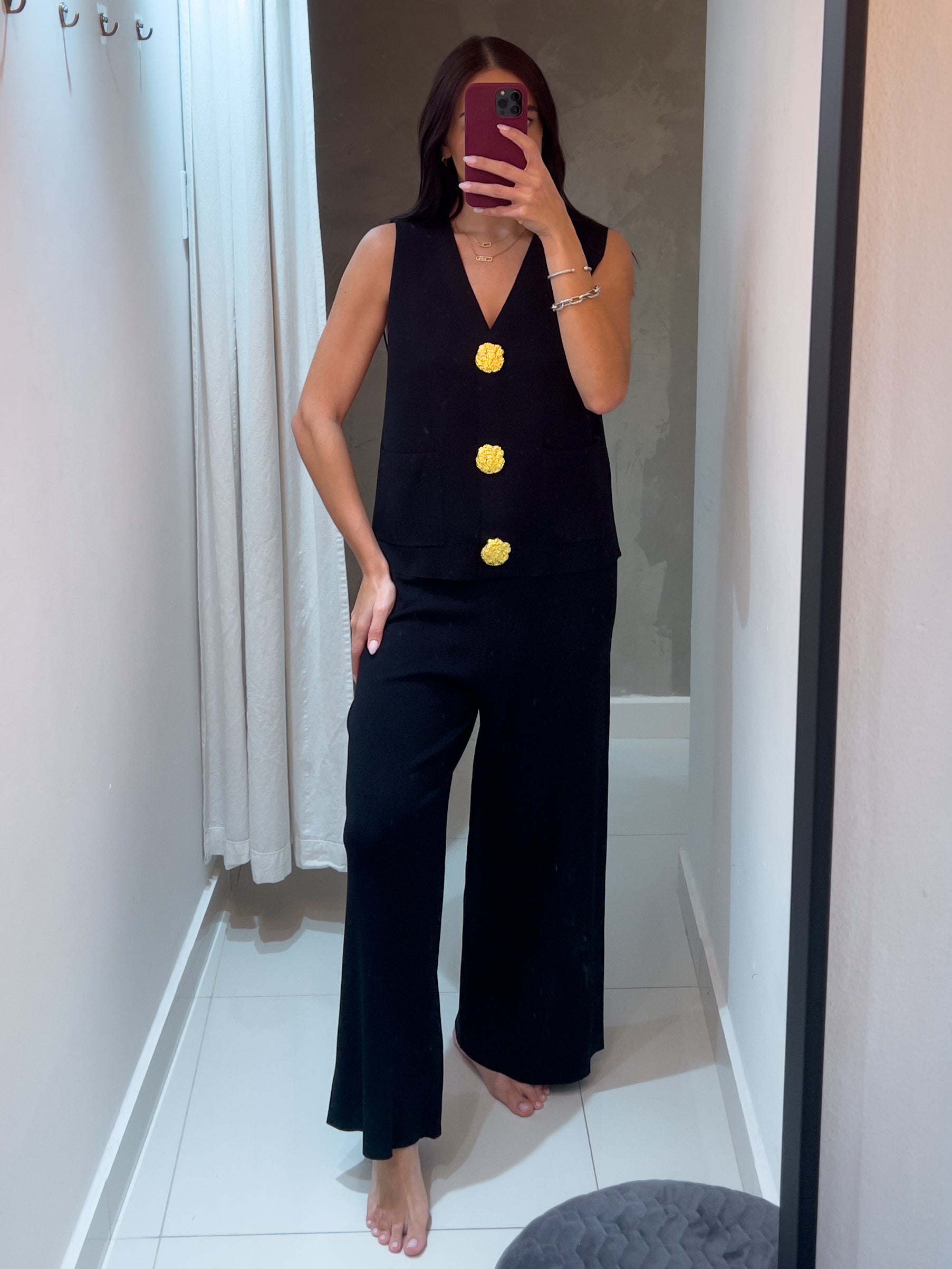 FIORELLA BLACK TRAVEL SET