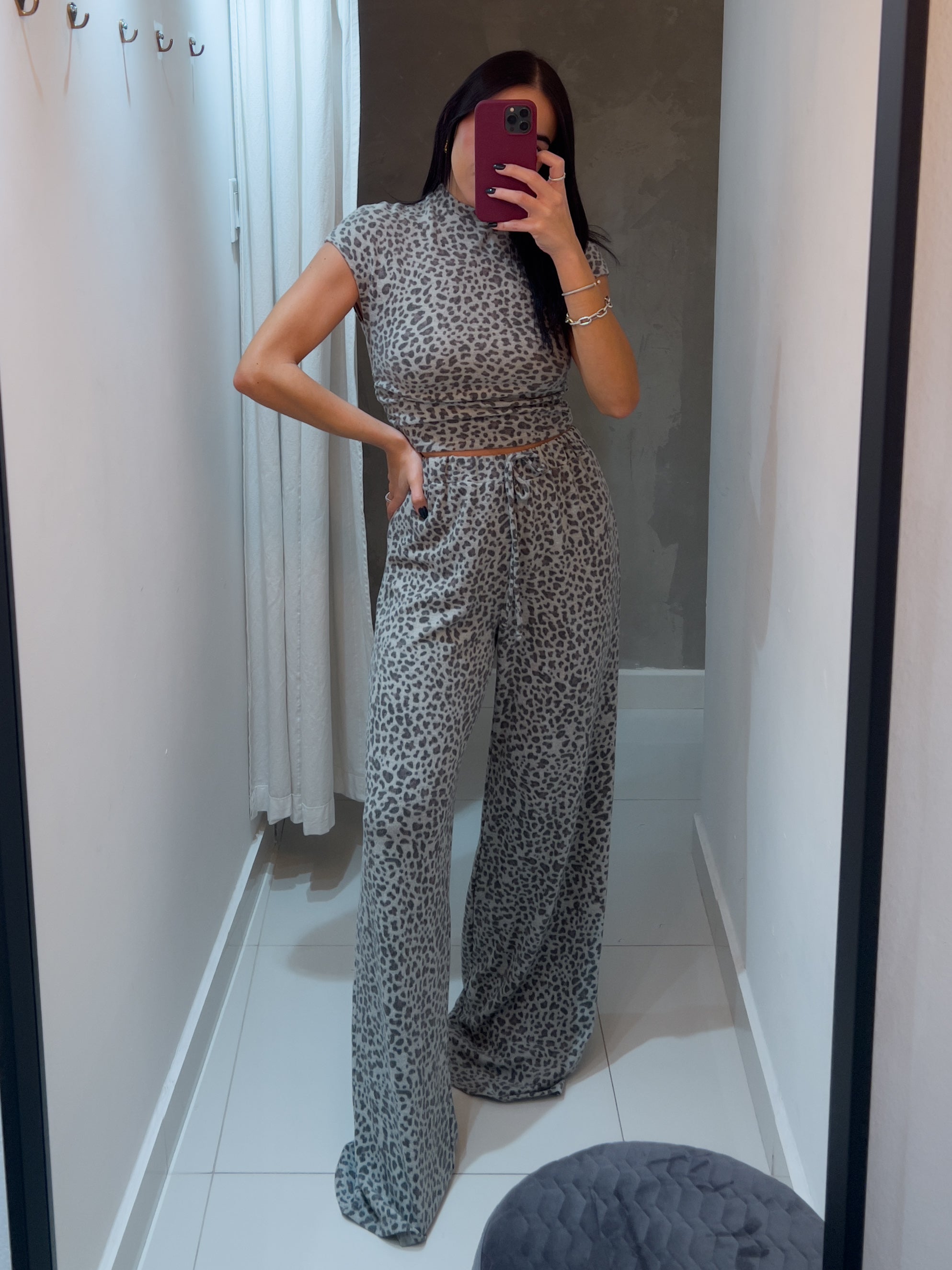 LIV ANIMAL PRINT LOUNGE SET