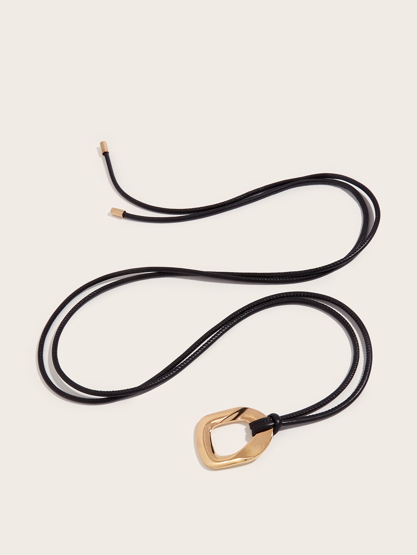 TAMARA GEOMETRIC LEATHER BELT