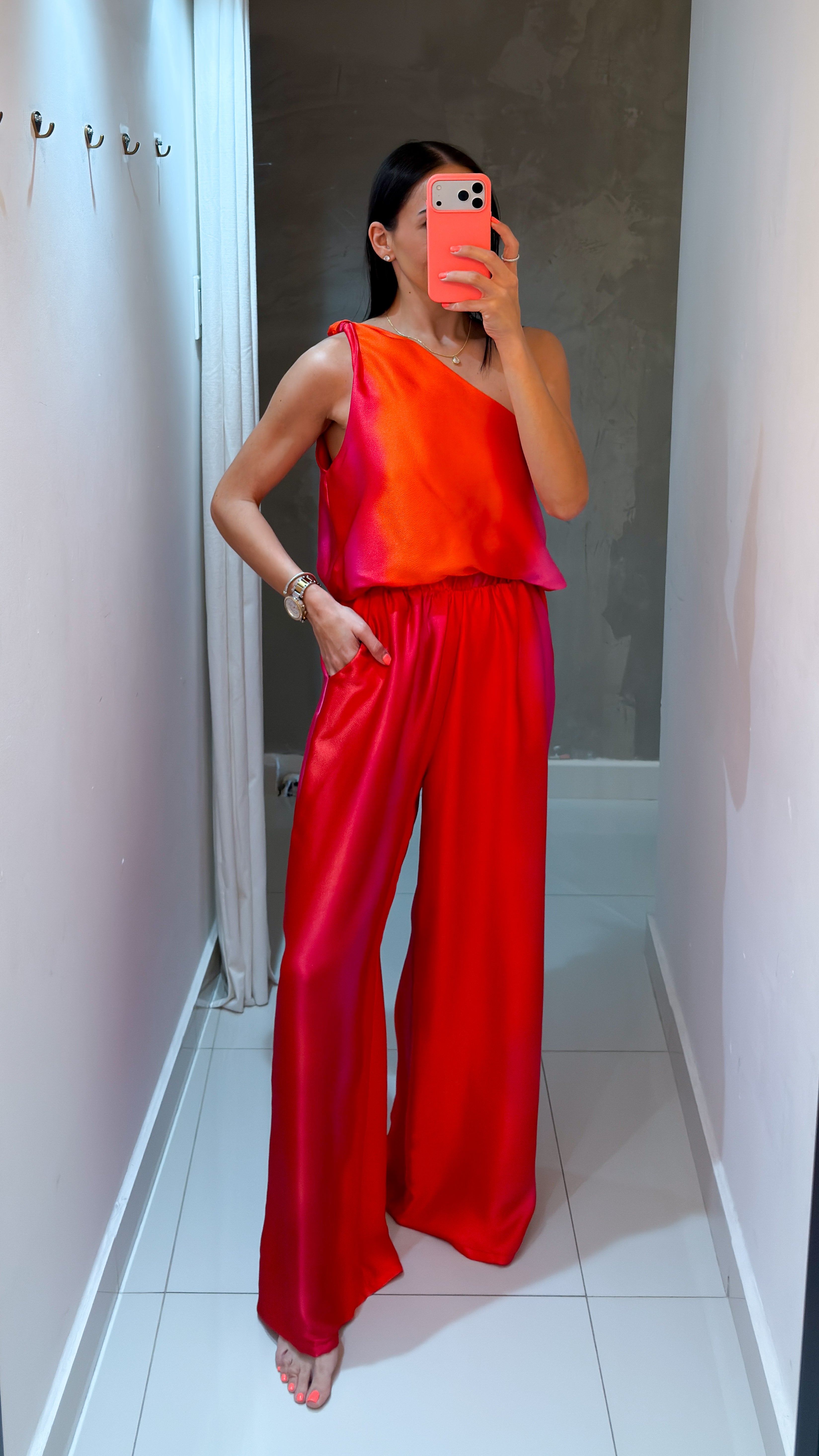 OMBRE SUNRISE SATIN SET