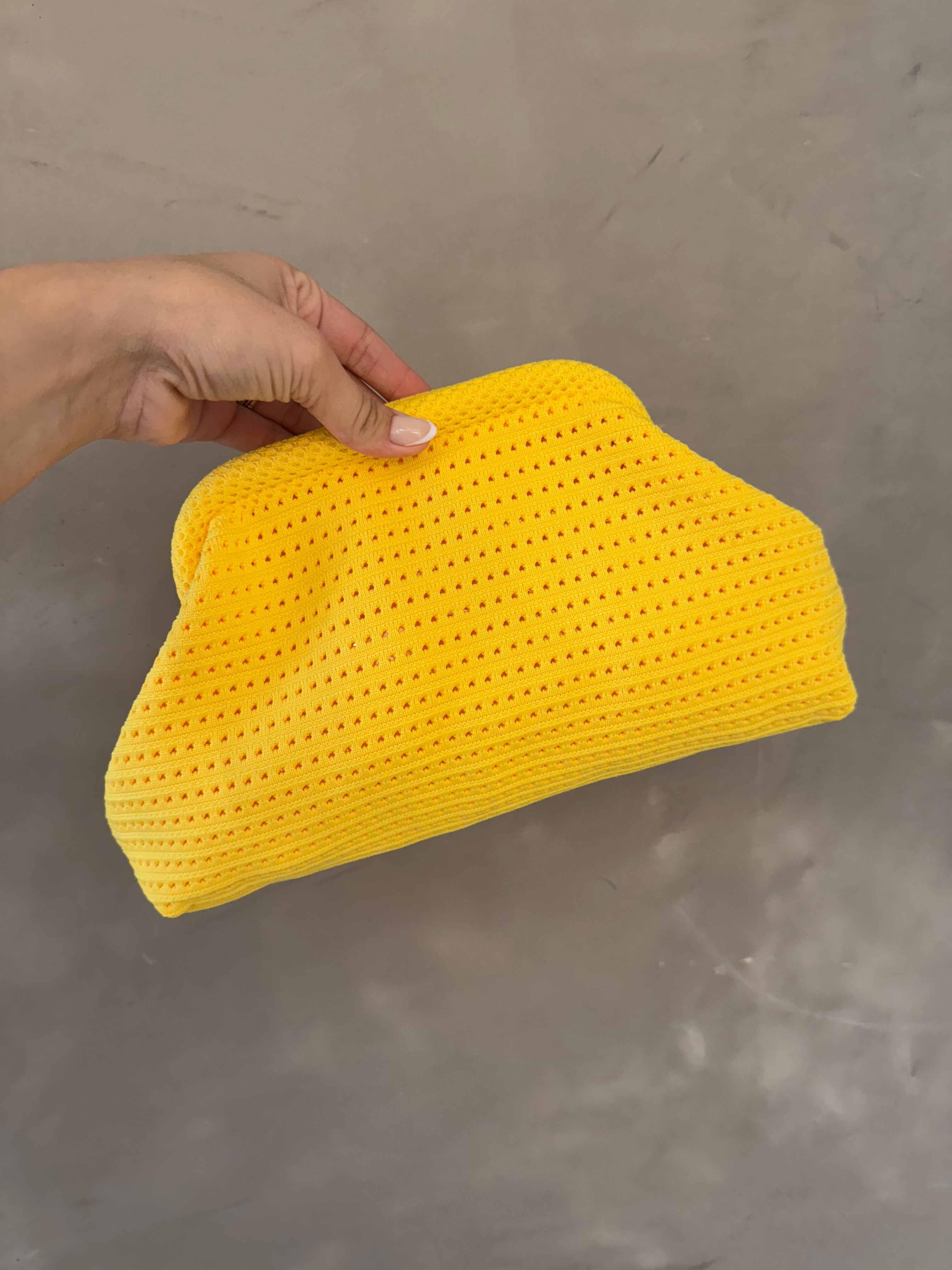 CAMILE YELLOW POUCH