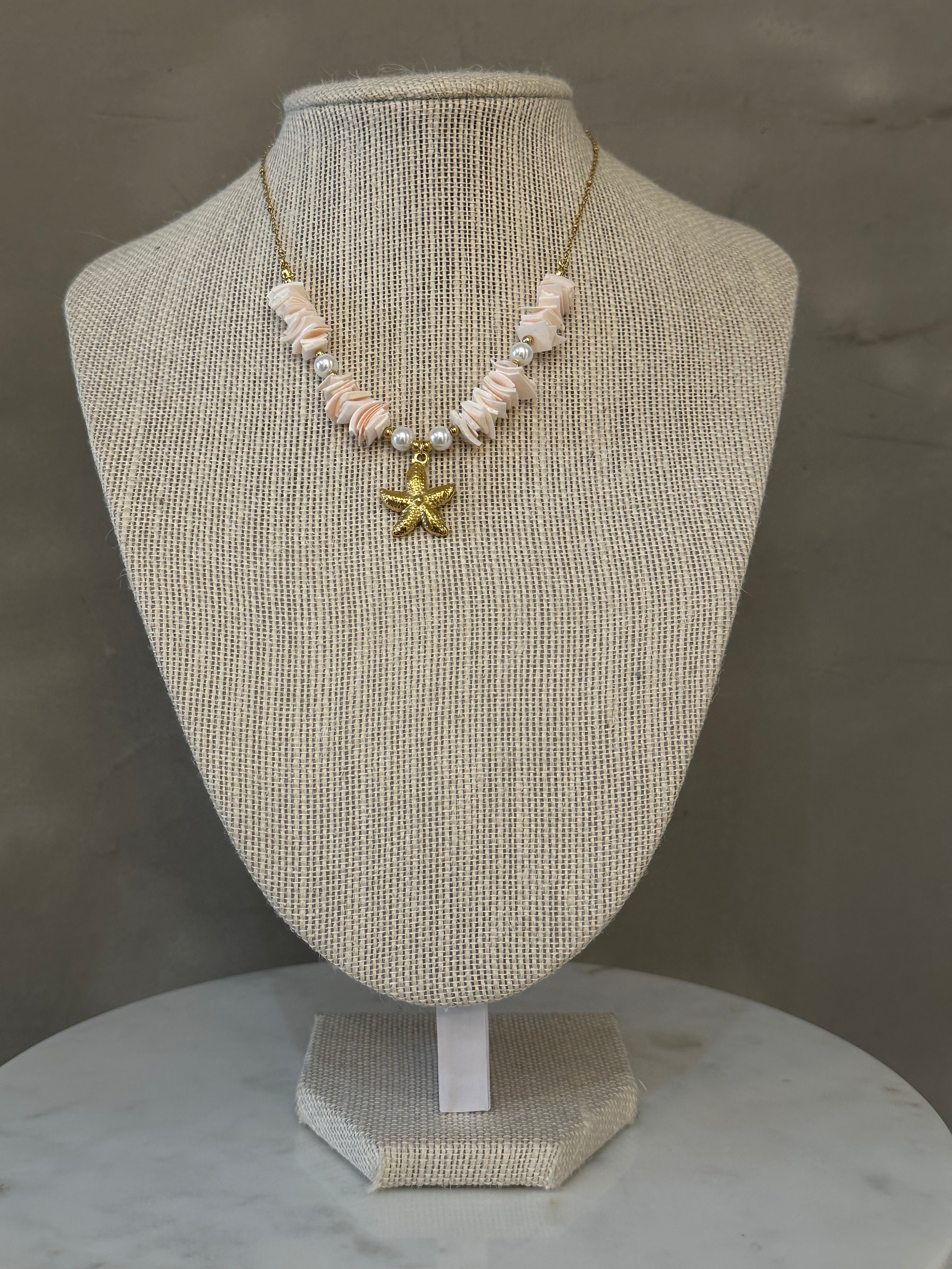 MARENA BLUSH PINK NECKLACE