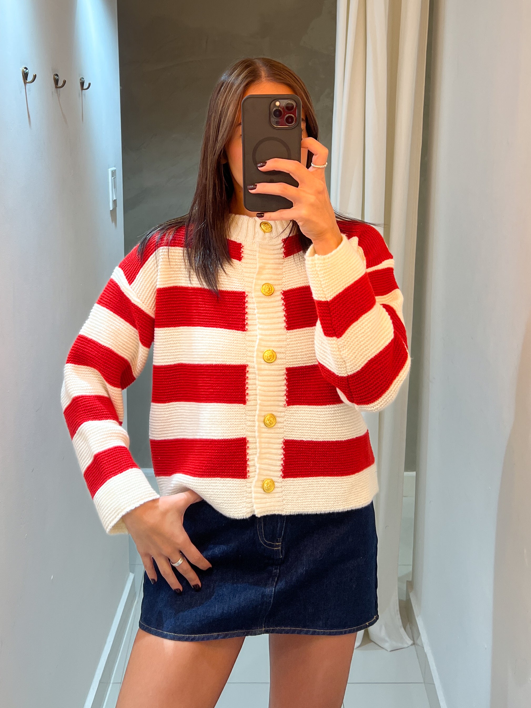 LUCILLE RED SWEATER