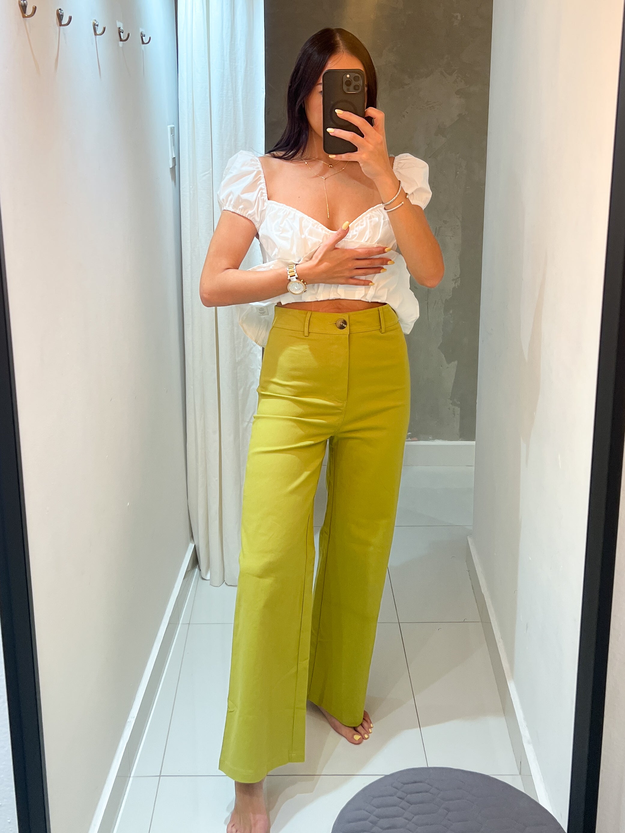 BEA LIME HIGH WAISTED PANTS