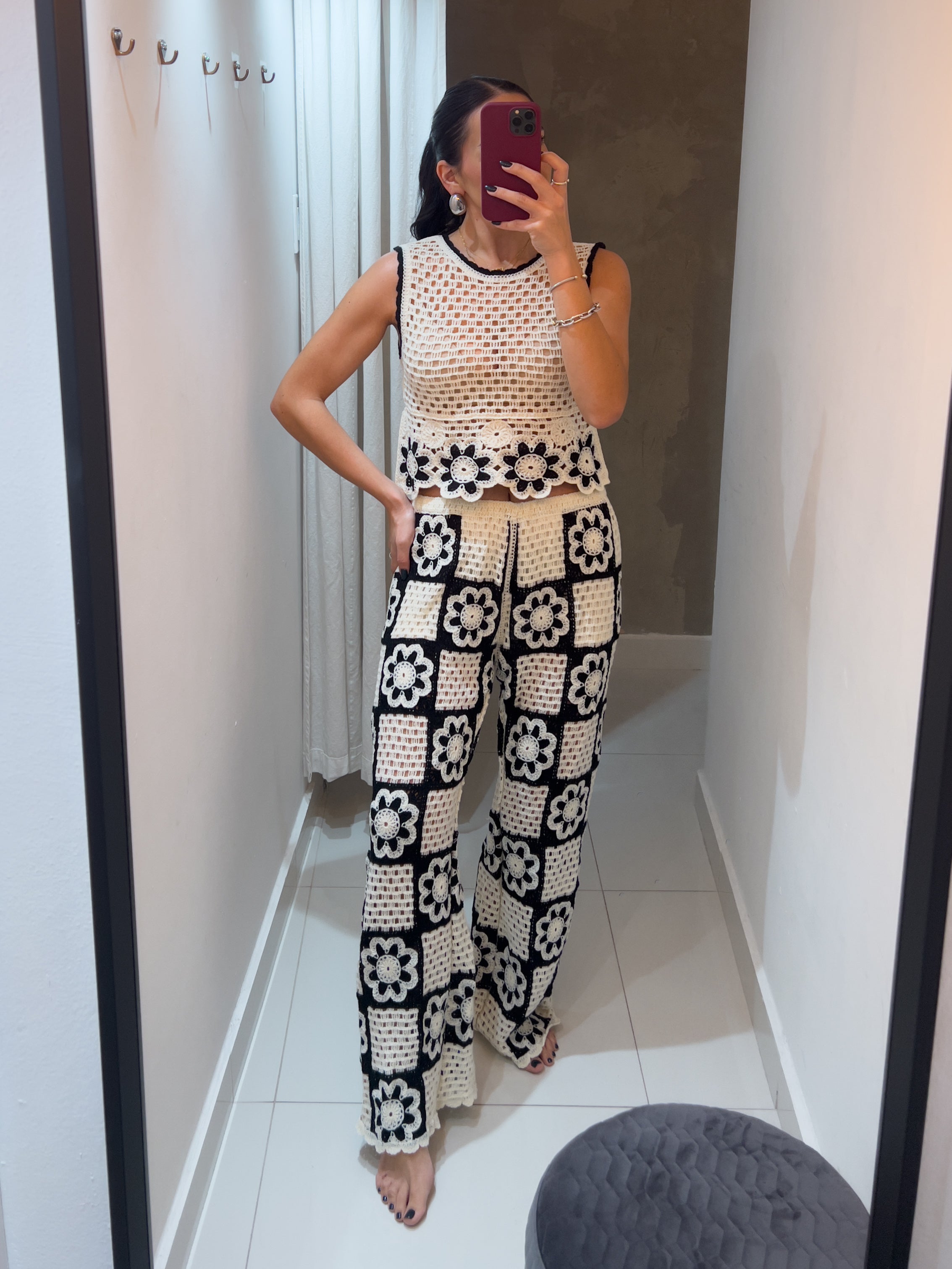 MARISA CROCHET KNIT SET