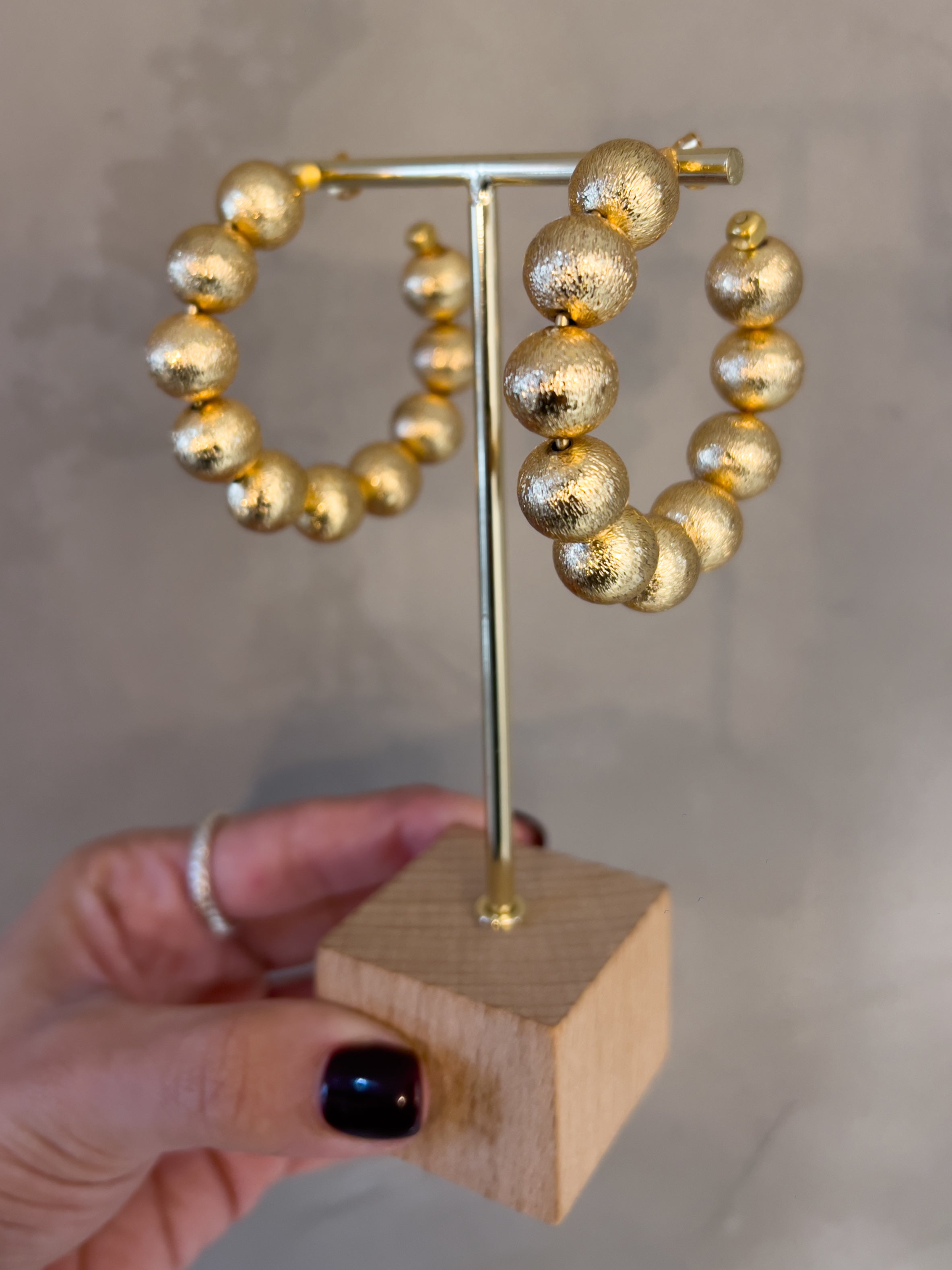 FABI BEADS LARGE HOOPS