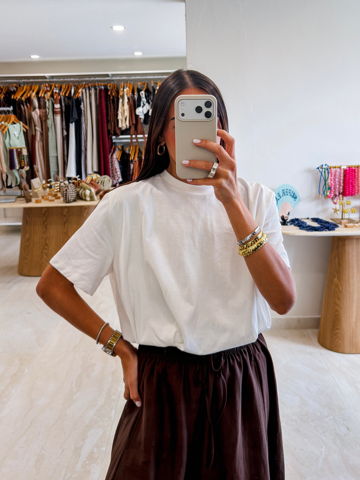 ANNIE WHITE CROPPED TOP