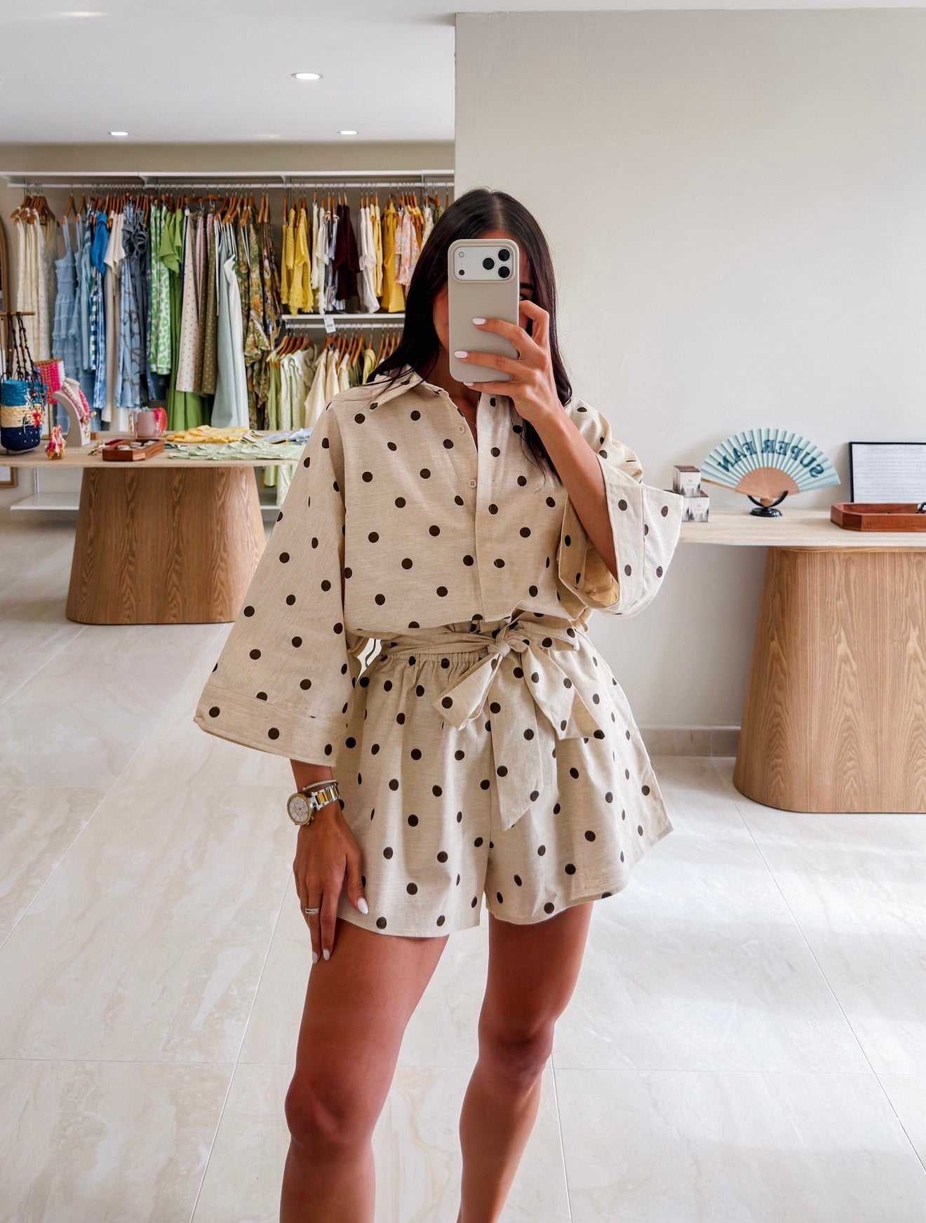 LEONORA POLKA DOT ROMPER