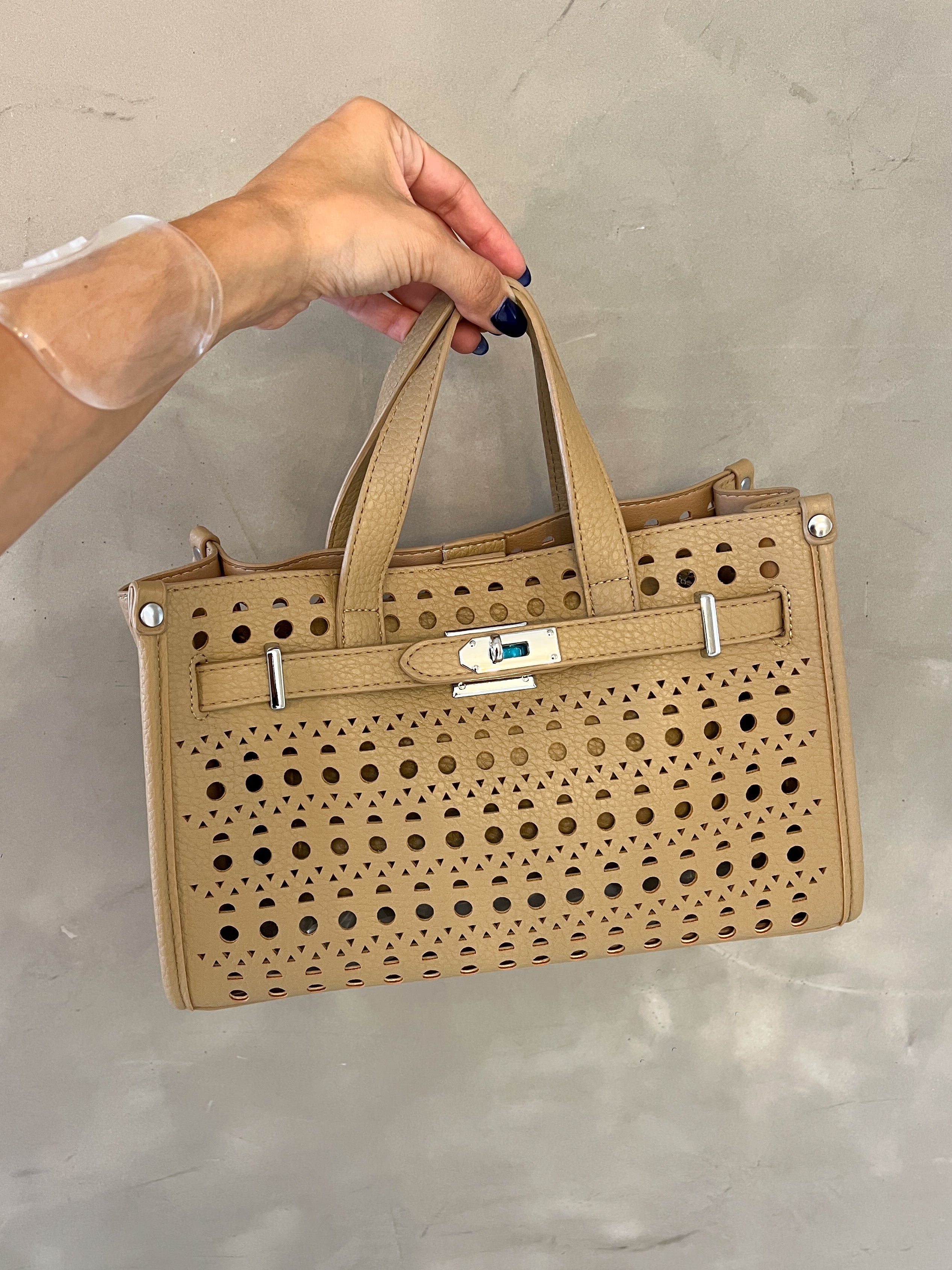 LIZZIE LOCKET MINI TOTE
