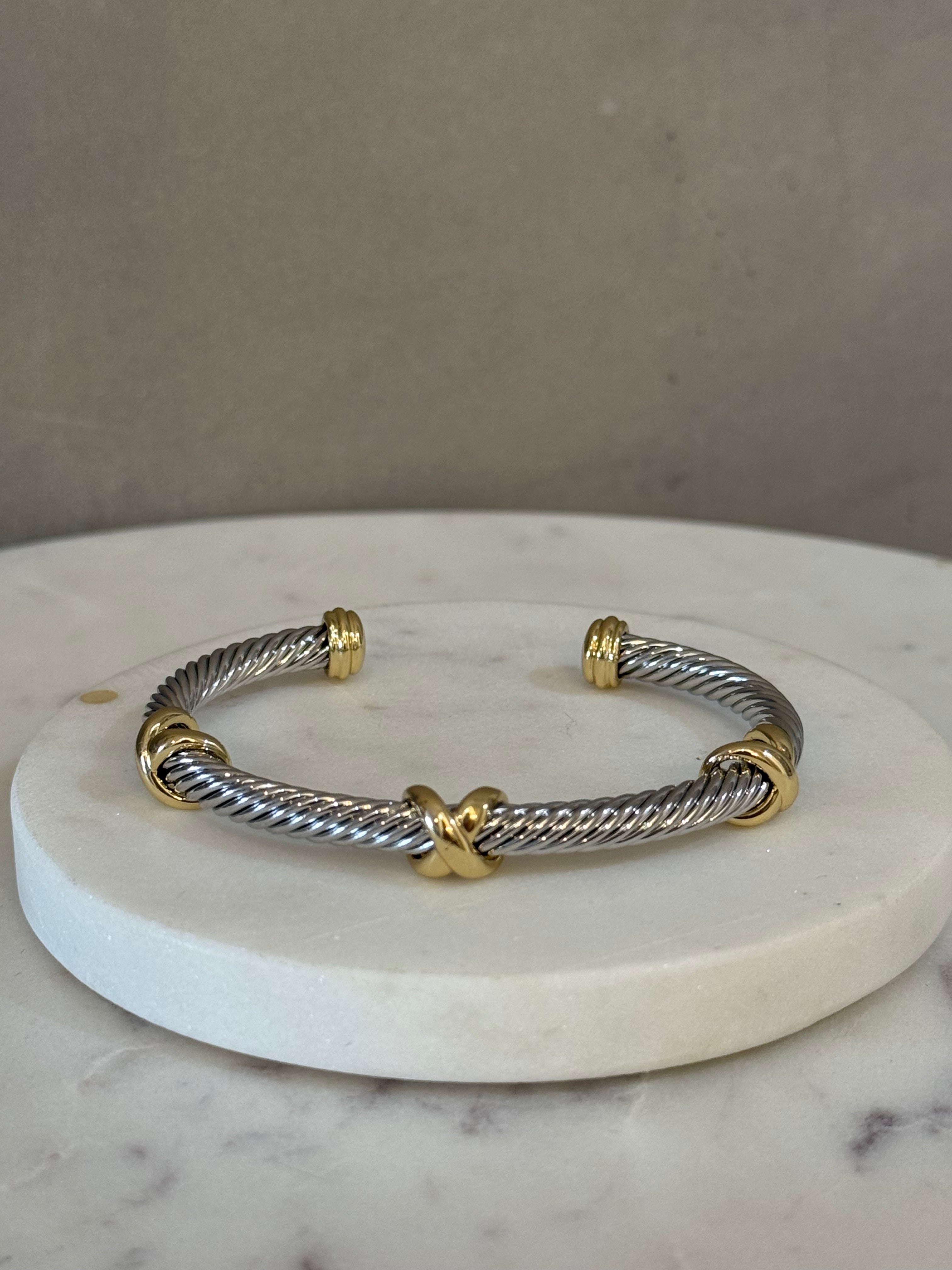 VIOLET DY CABLE BRACELET