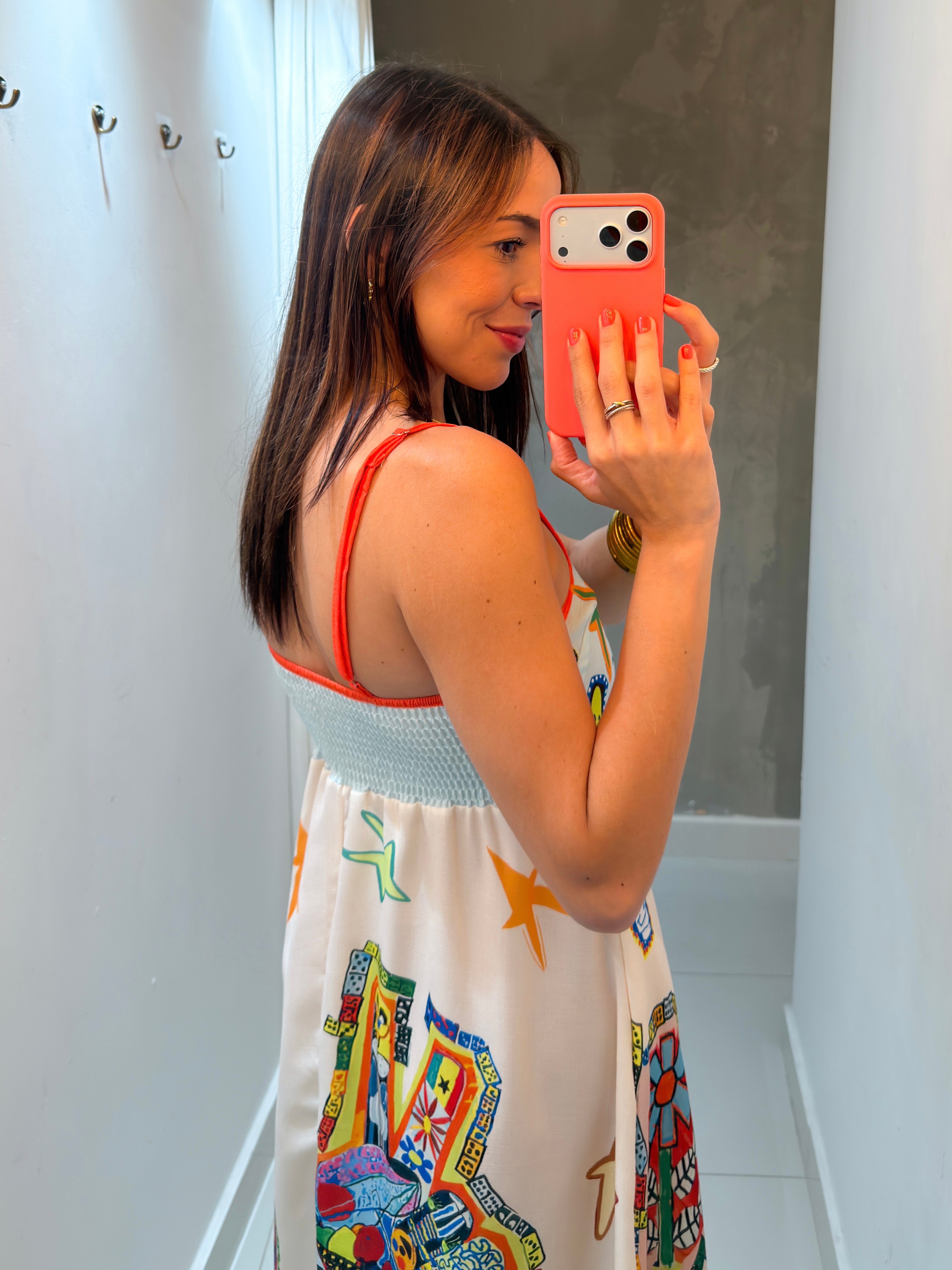 ESTELLA FUNKY PRINT MAXI DRESS