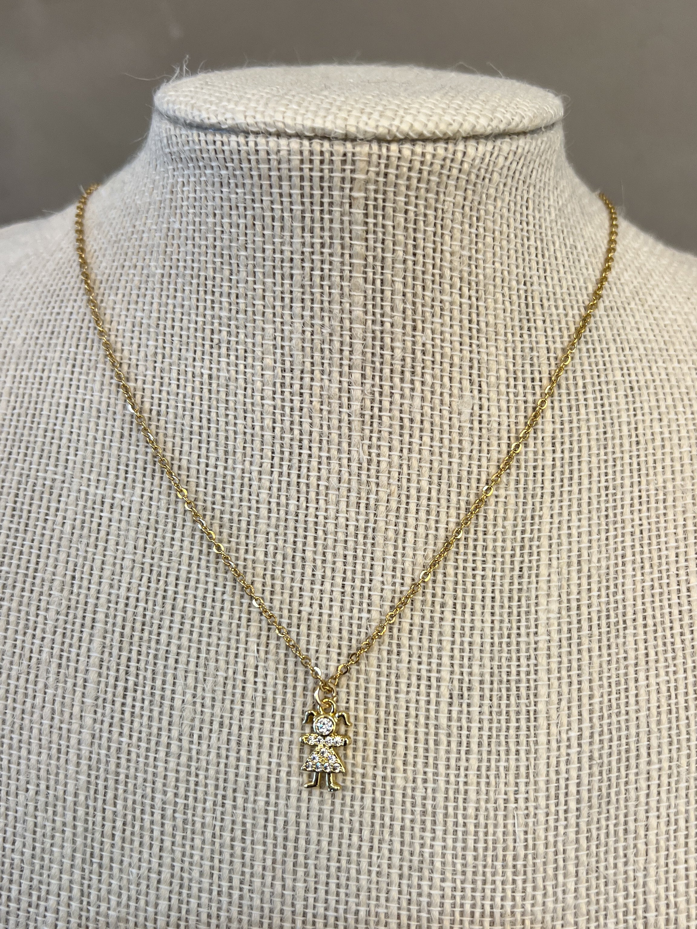BABY GIRL CHARM NECKLACE