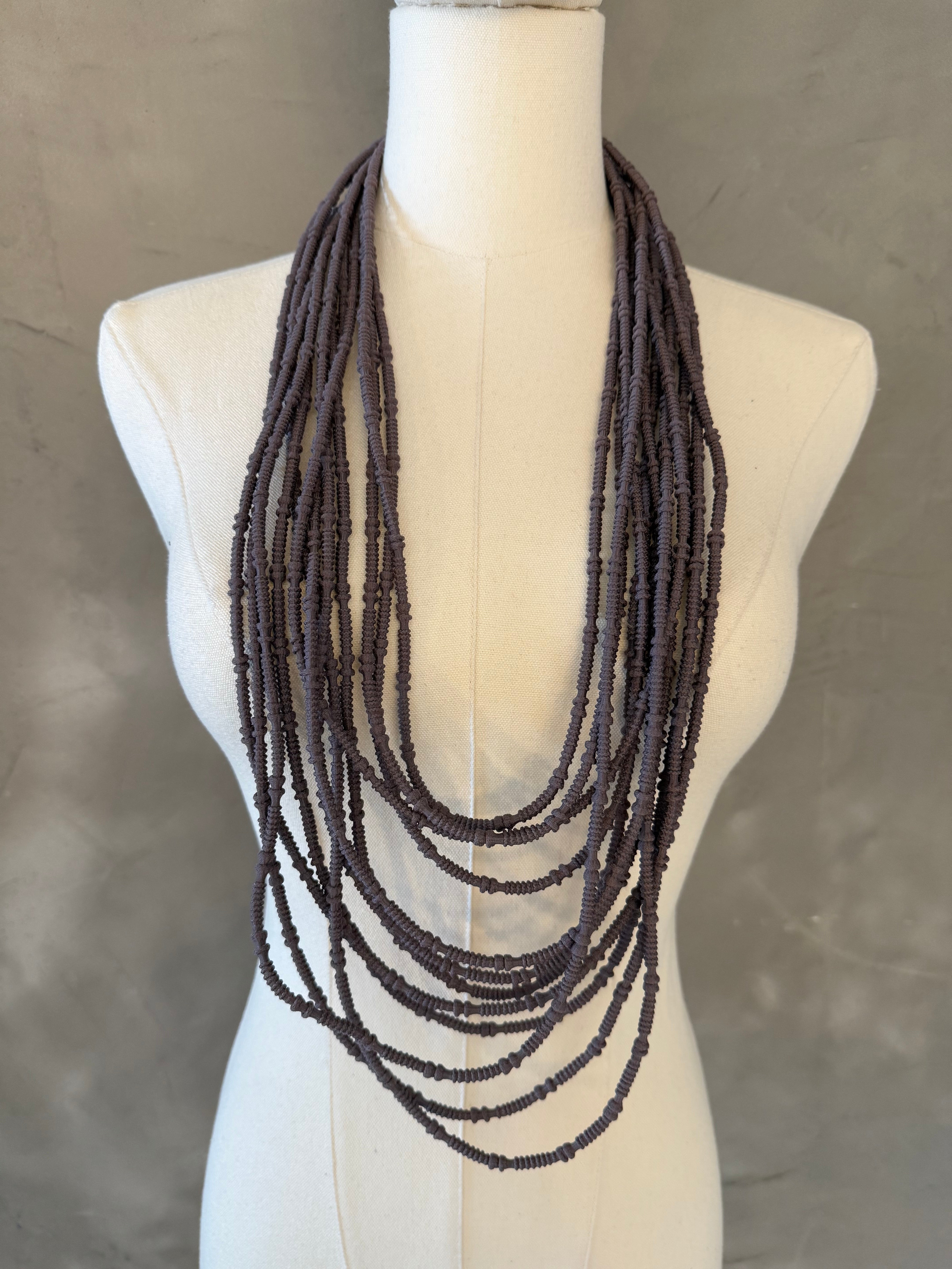 MONICA GREY LONG NECKLACE
