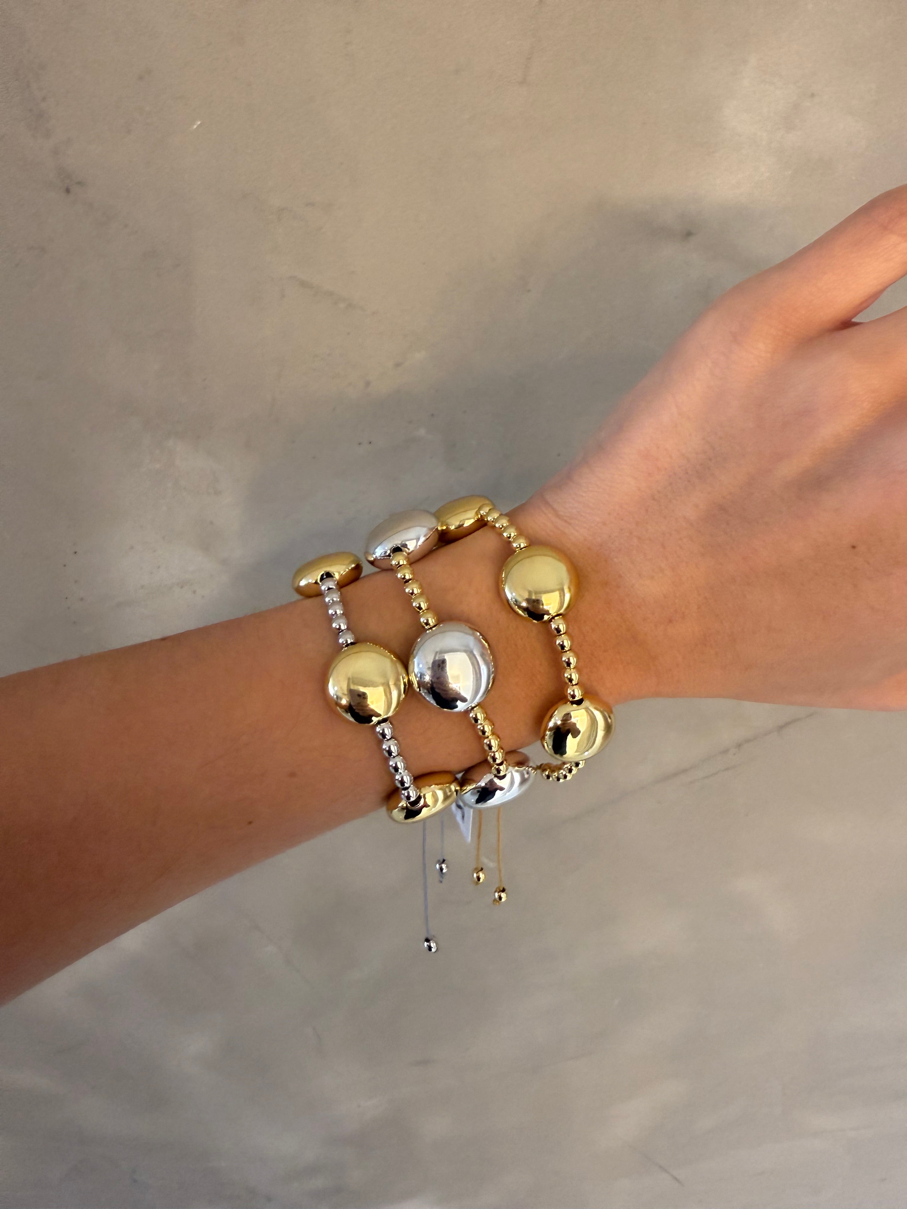 AMARA THREE TONED BRACELET SET