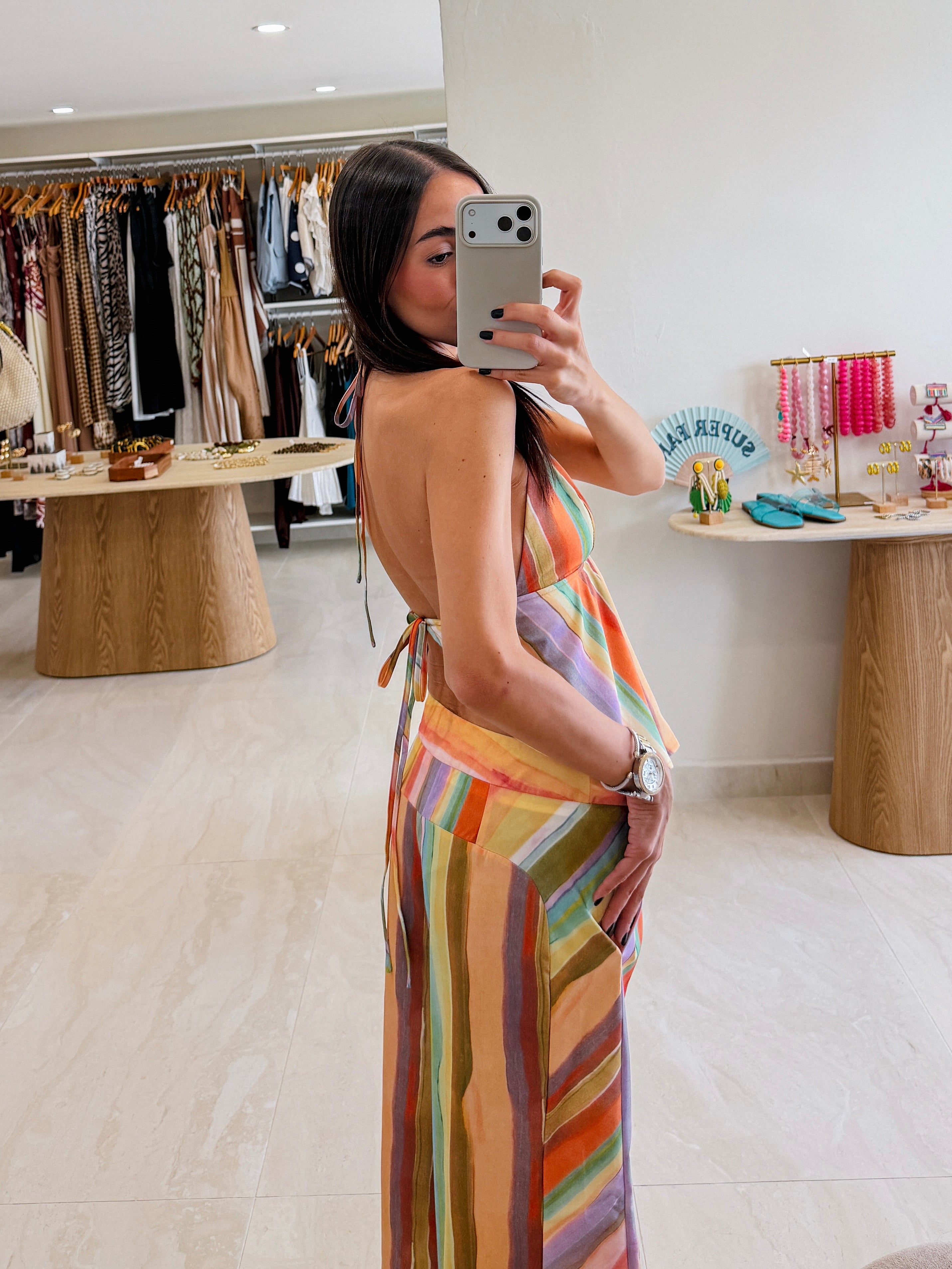 GRETA STRIPES PANT SET