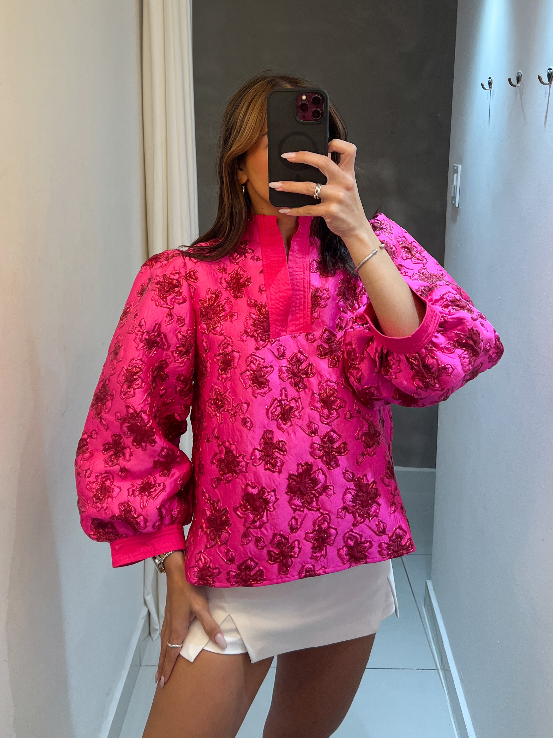 AMALIA HOT PINK BLOUSE