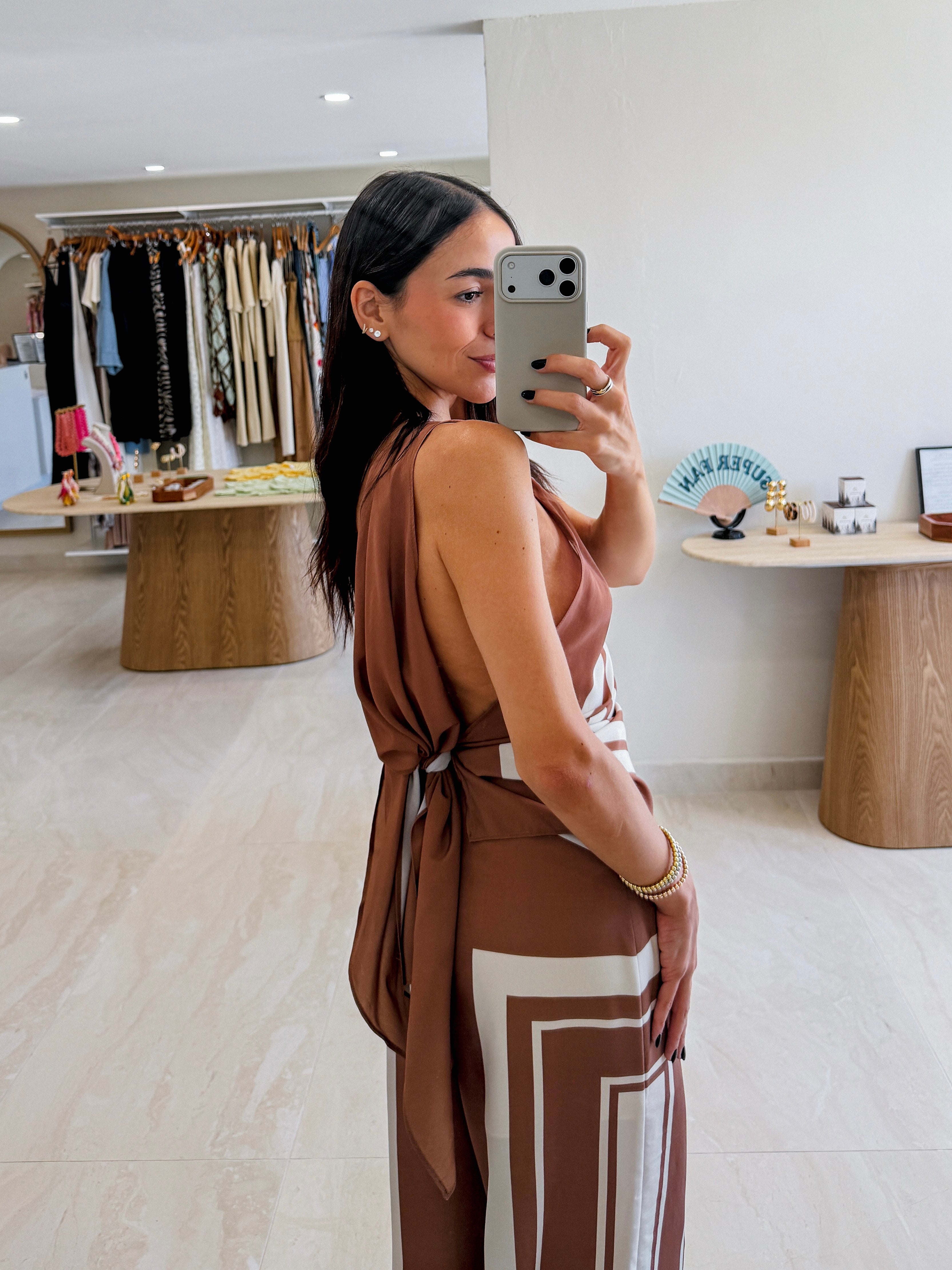 KATERINA STRIPED PANTS SET