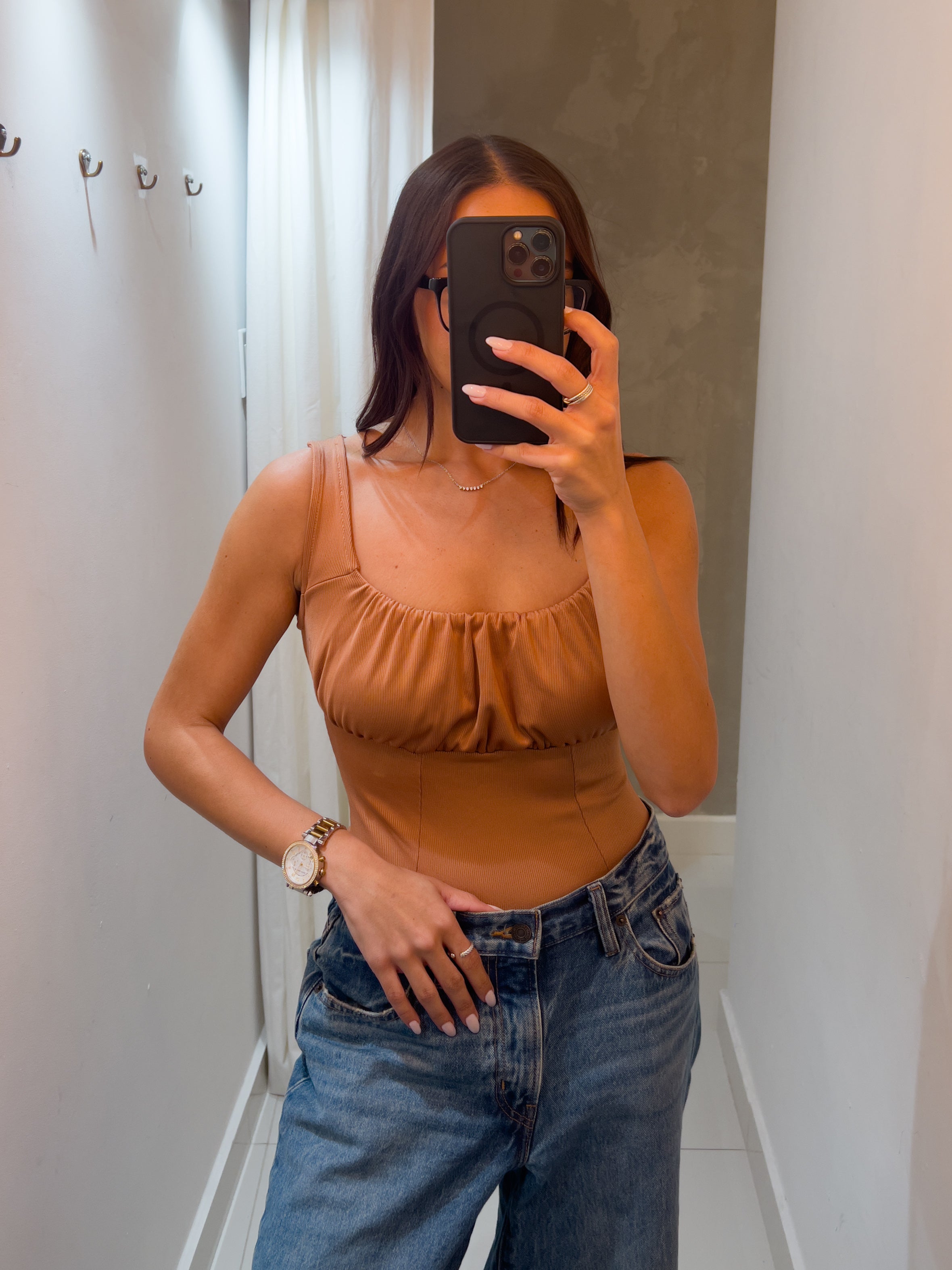 KATE RUST RIBBED BODYSUIT