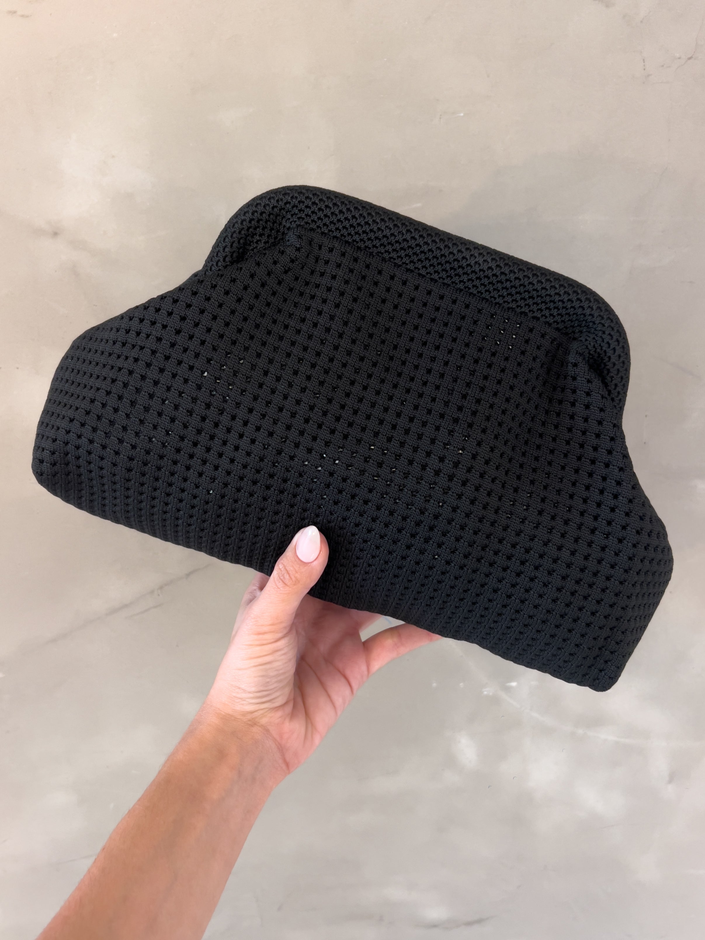 CAMILE BLACK POUCH