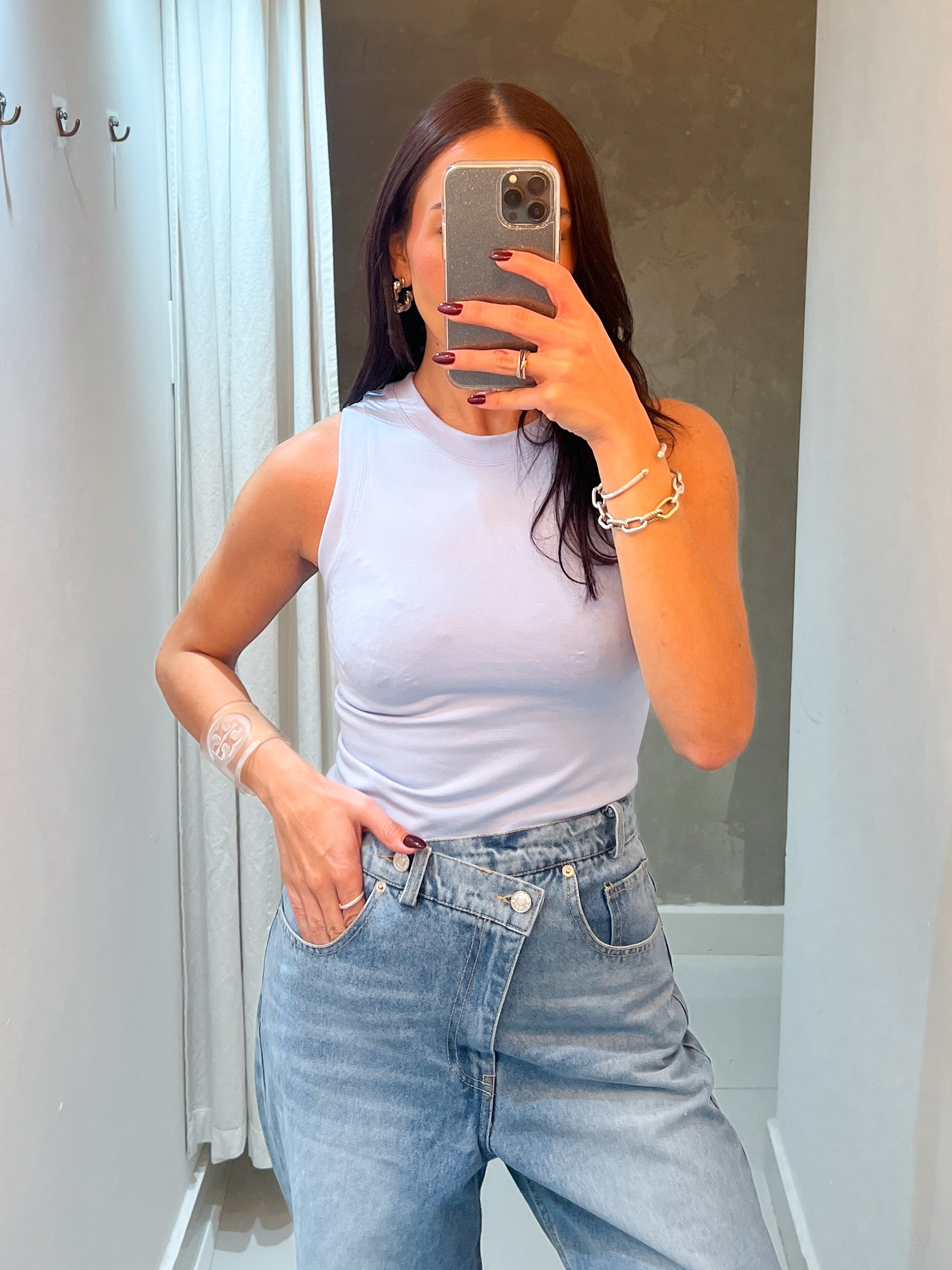 BABY BLUE MUSCLE TANK