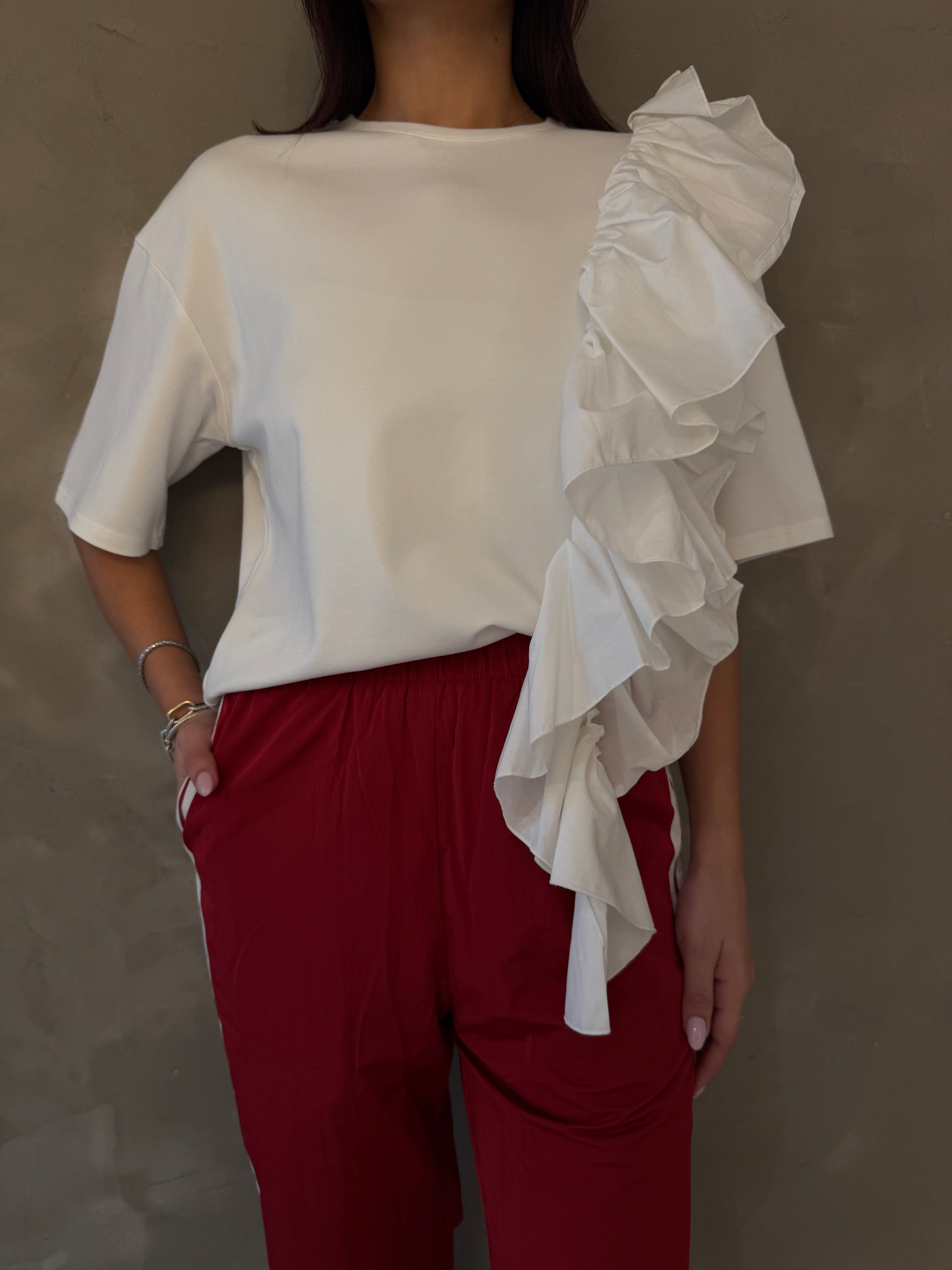 FABIANA RUFFLE TEE