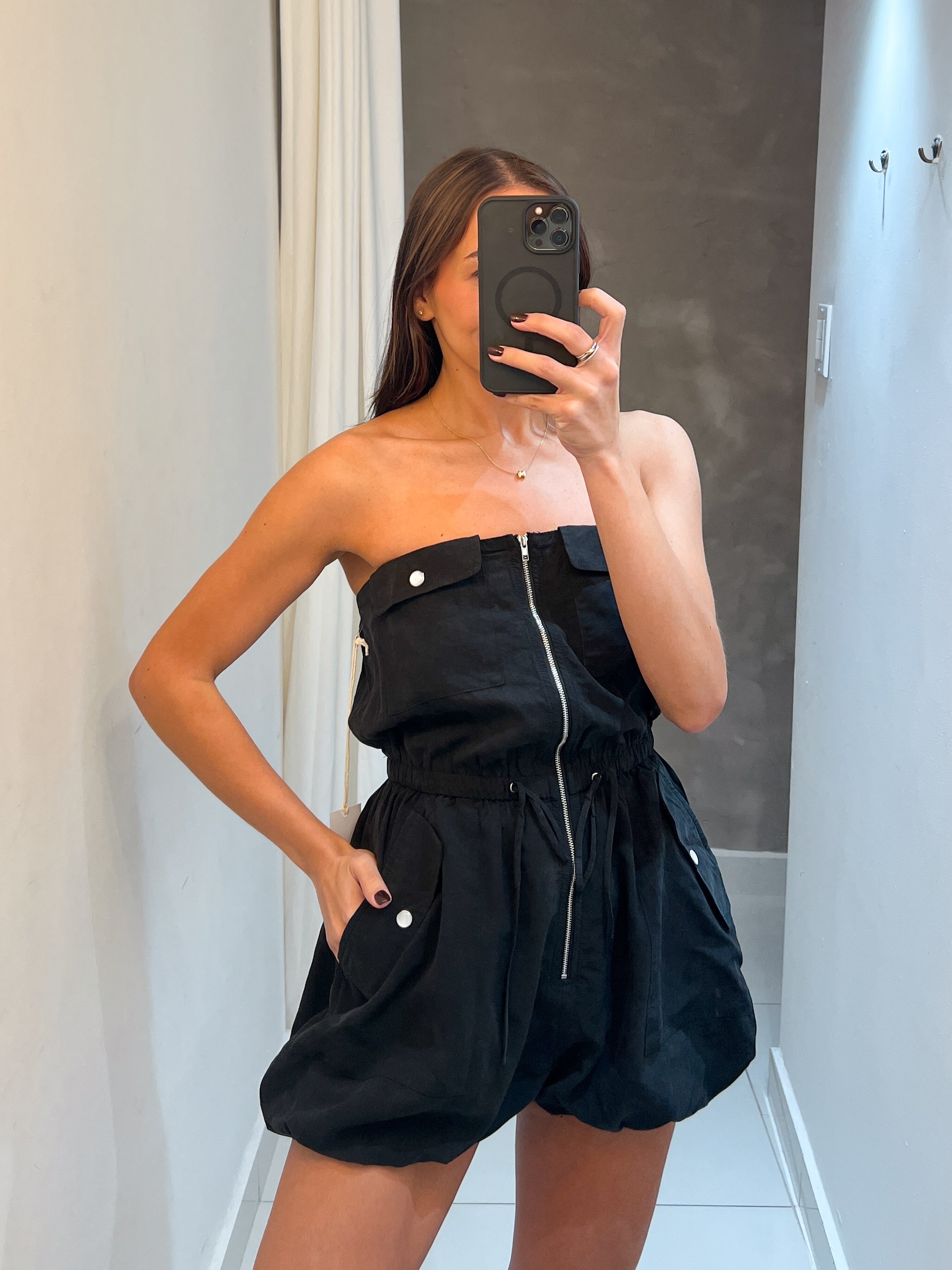 TAYLOR BUBBLE CARGO ROMPER