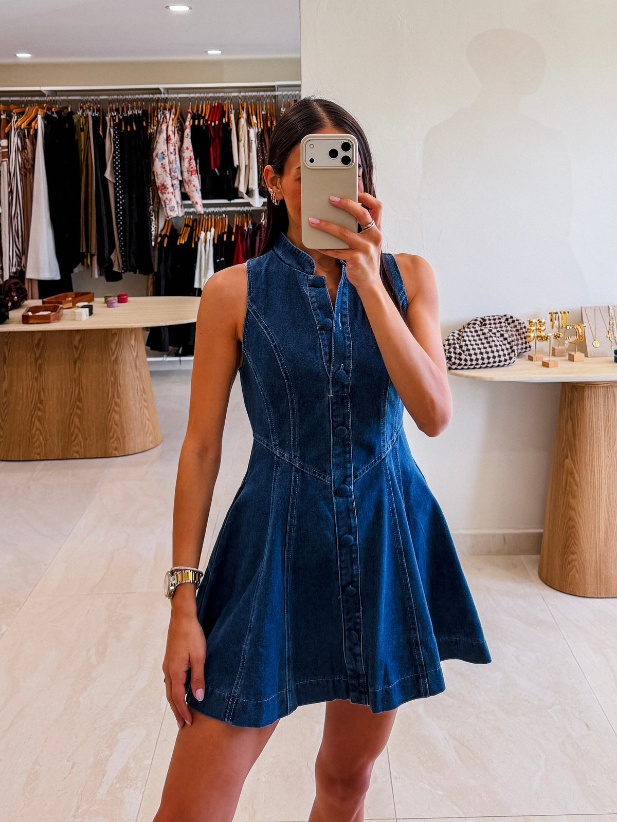 KARINA DENIM DRESS