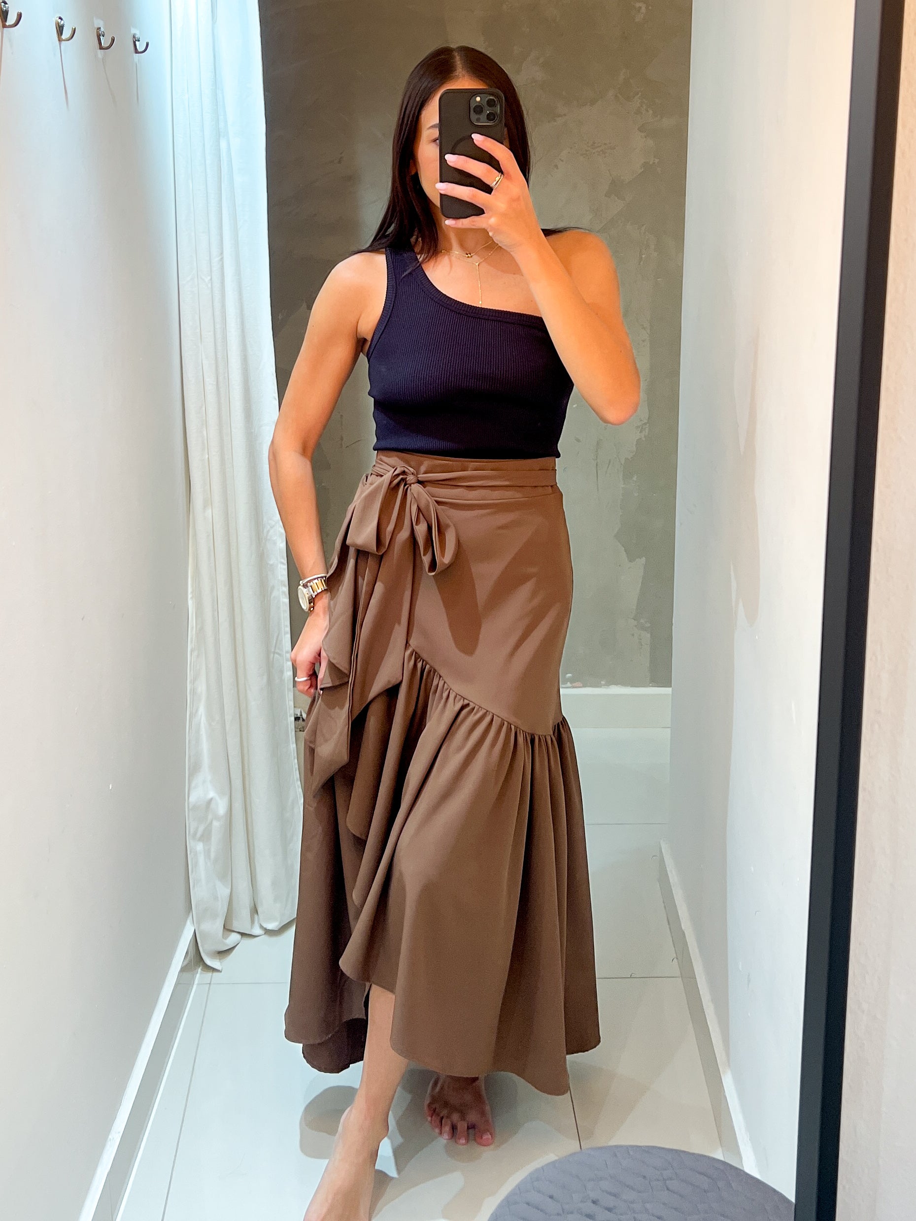 CORI BROWN WRAP AROUND SKIRT