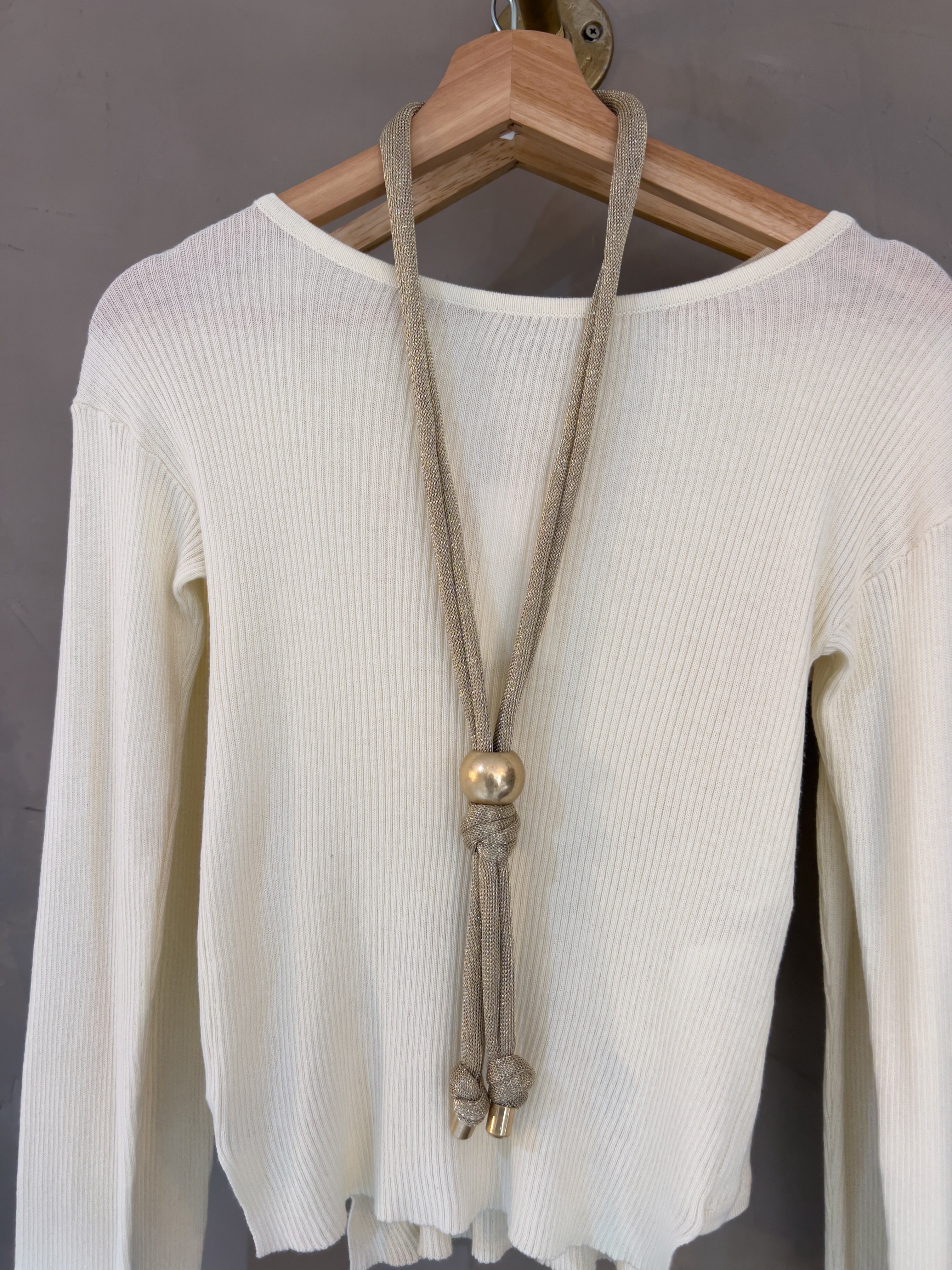 FARAH LONG NECKLACE IN GOLD