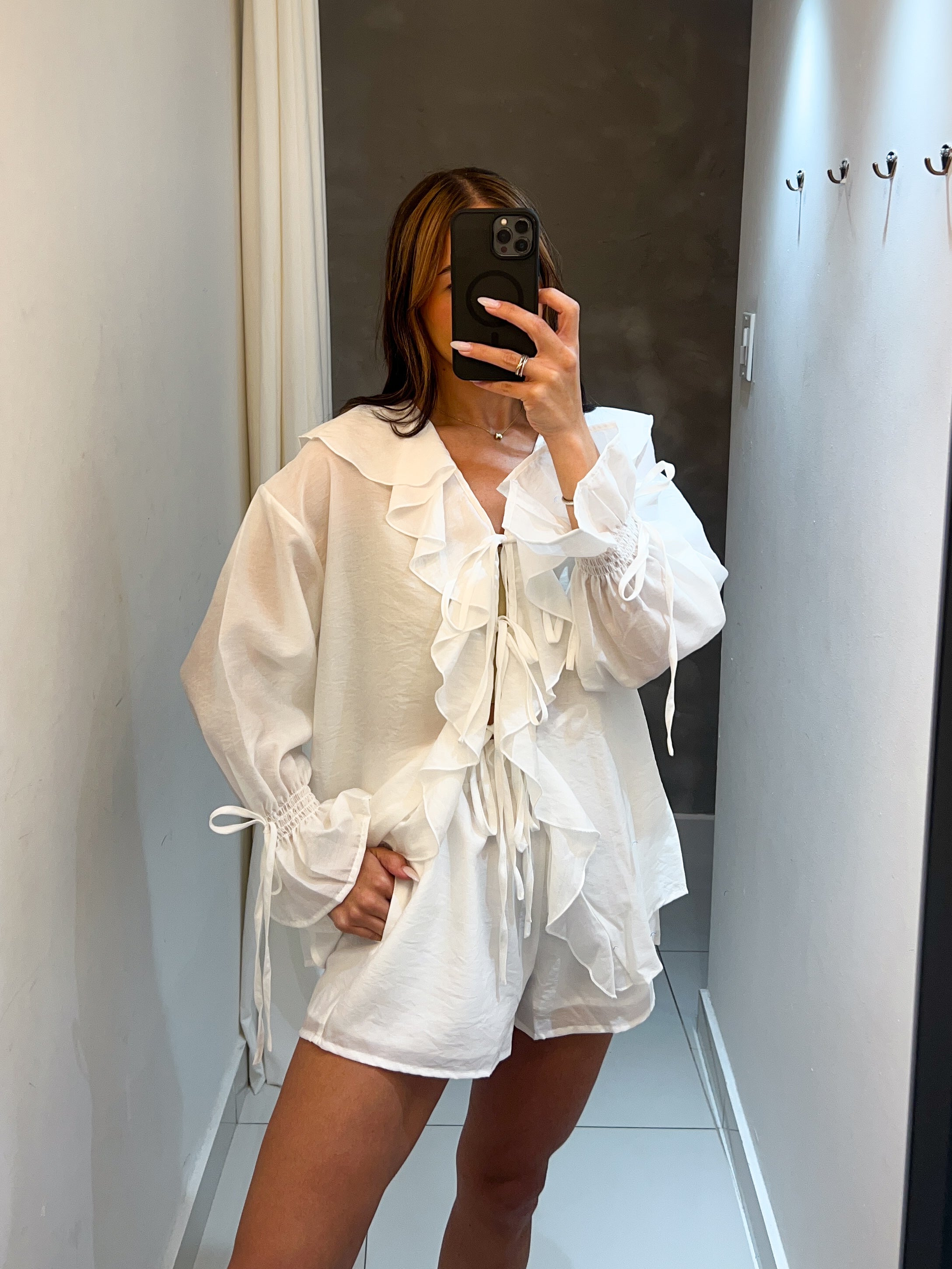 CELESTE SHORT SET IN WHITE