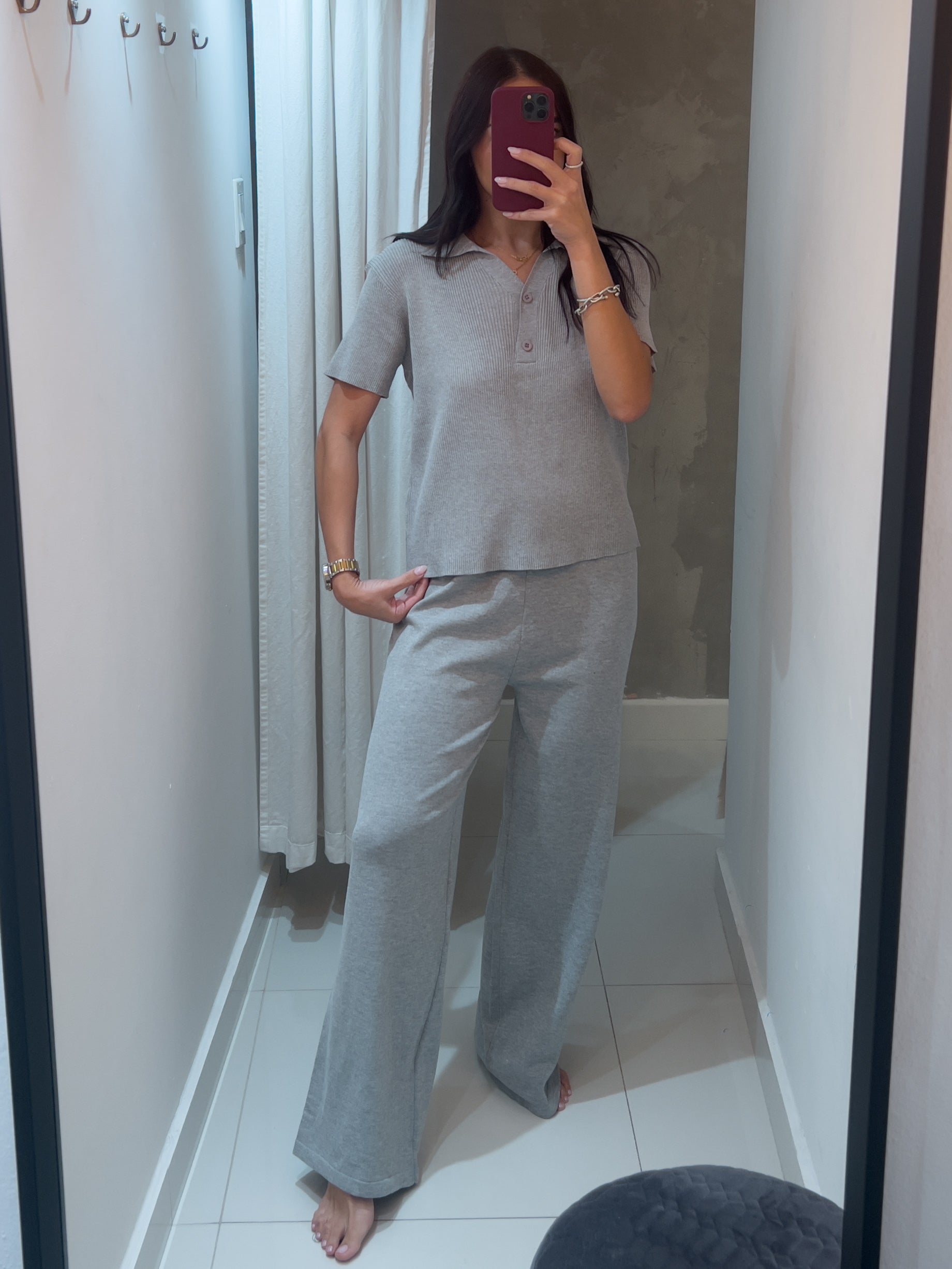 GABRIELLA HEATHER GREY TRAVEL SET