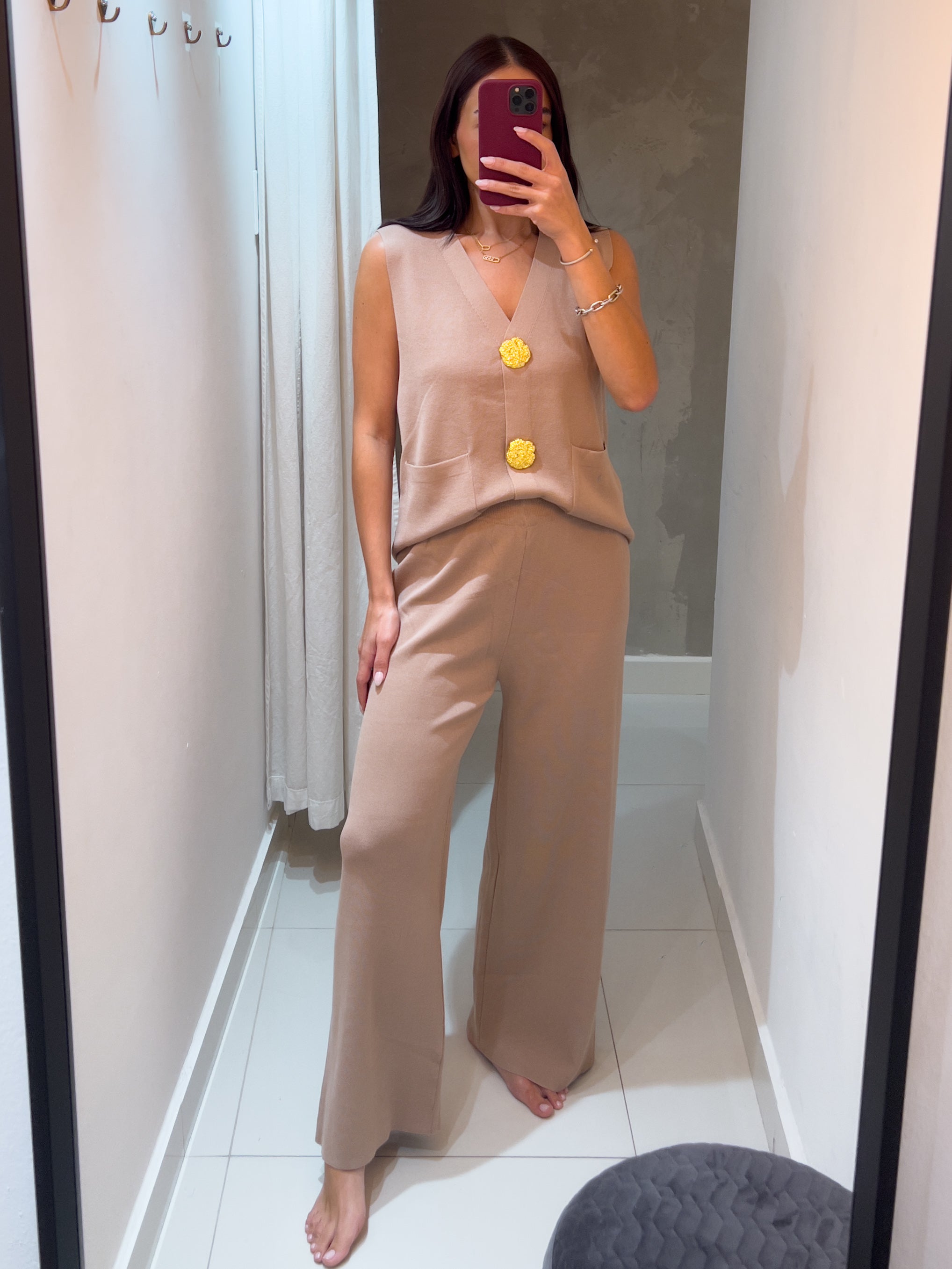FIORELLA KHAKI TRAVEL SET