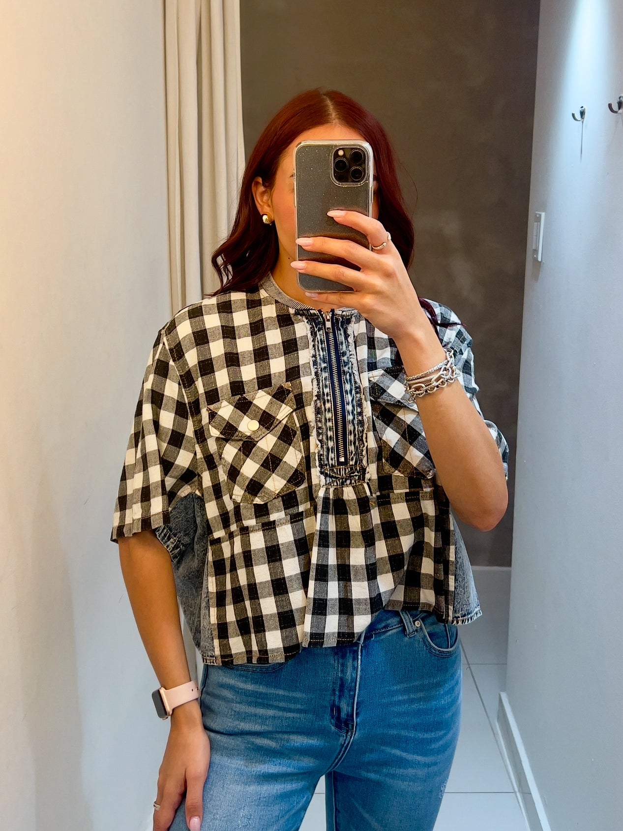 DANIELA BLACK BLOUSE