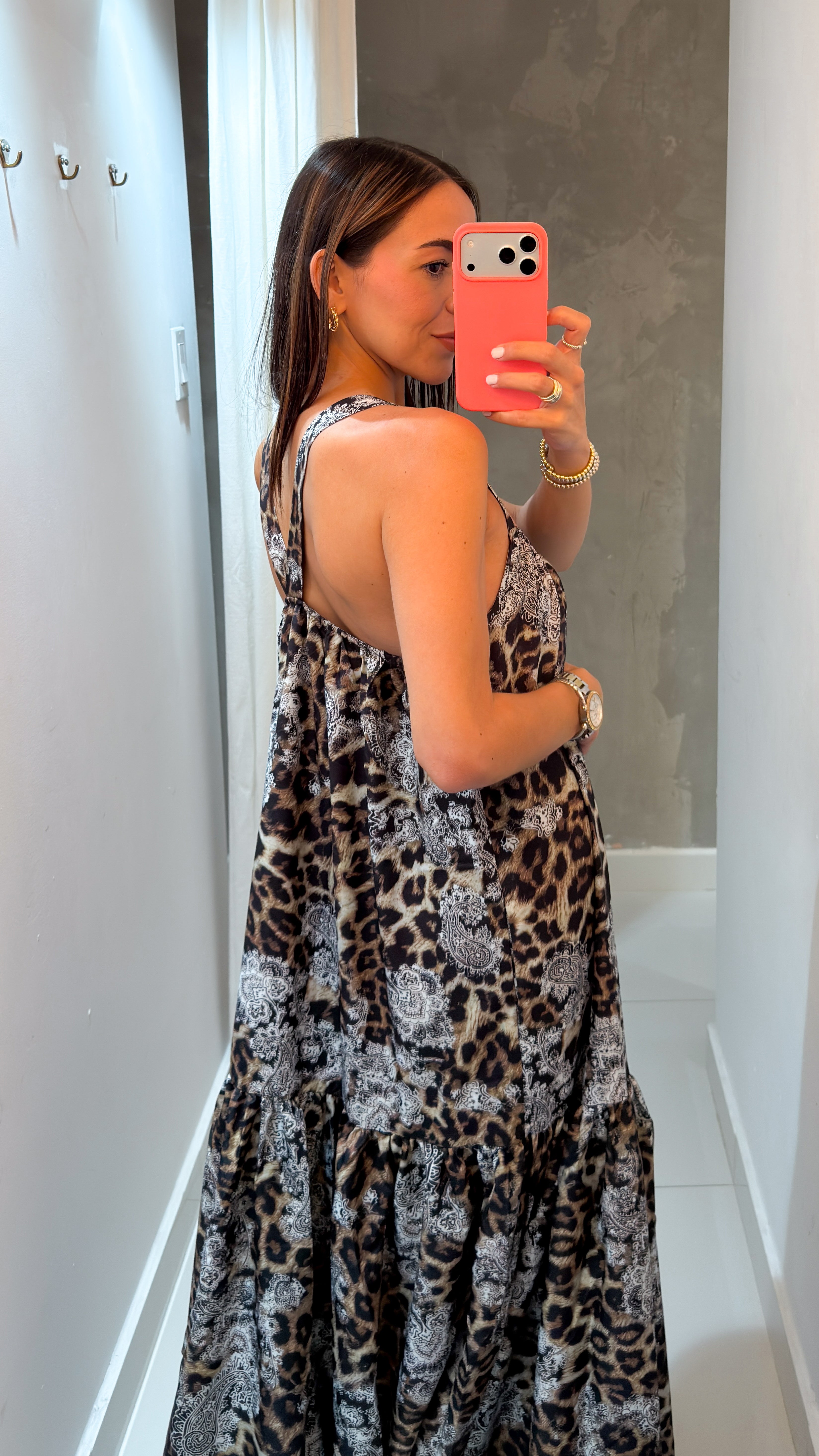 AMIRA ANIMAL PRINT MAXI DRESS