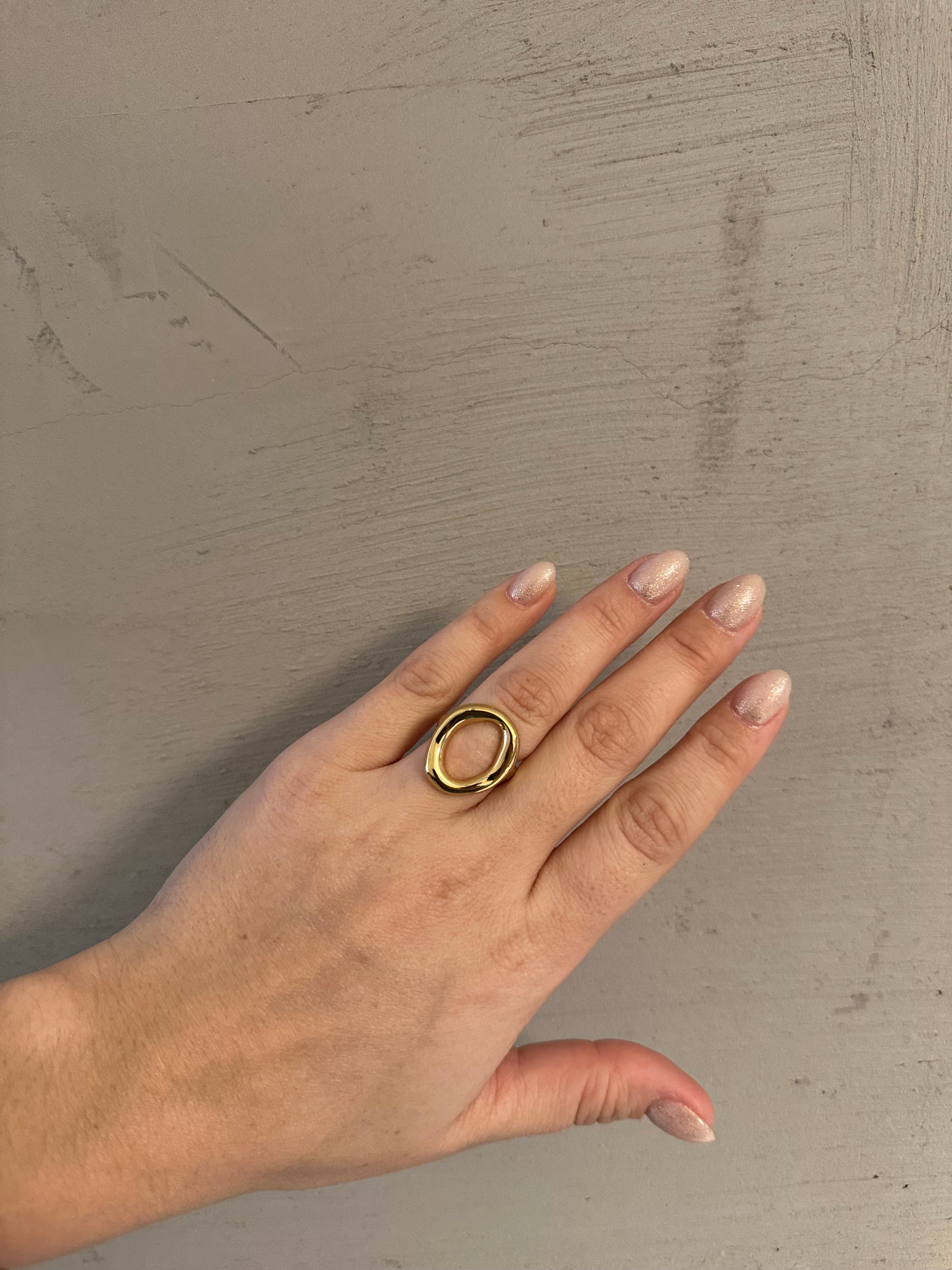 ALEXA SMALL GOLD RING