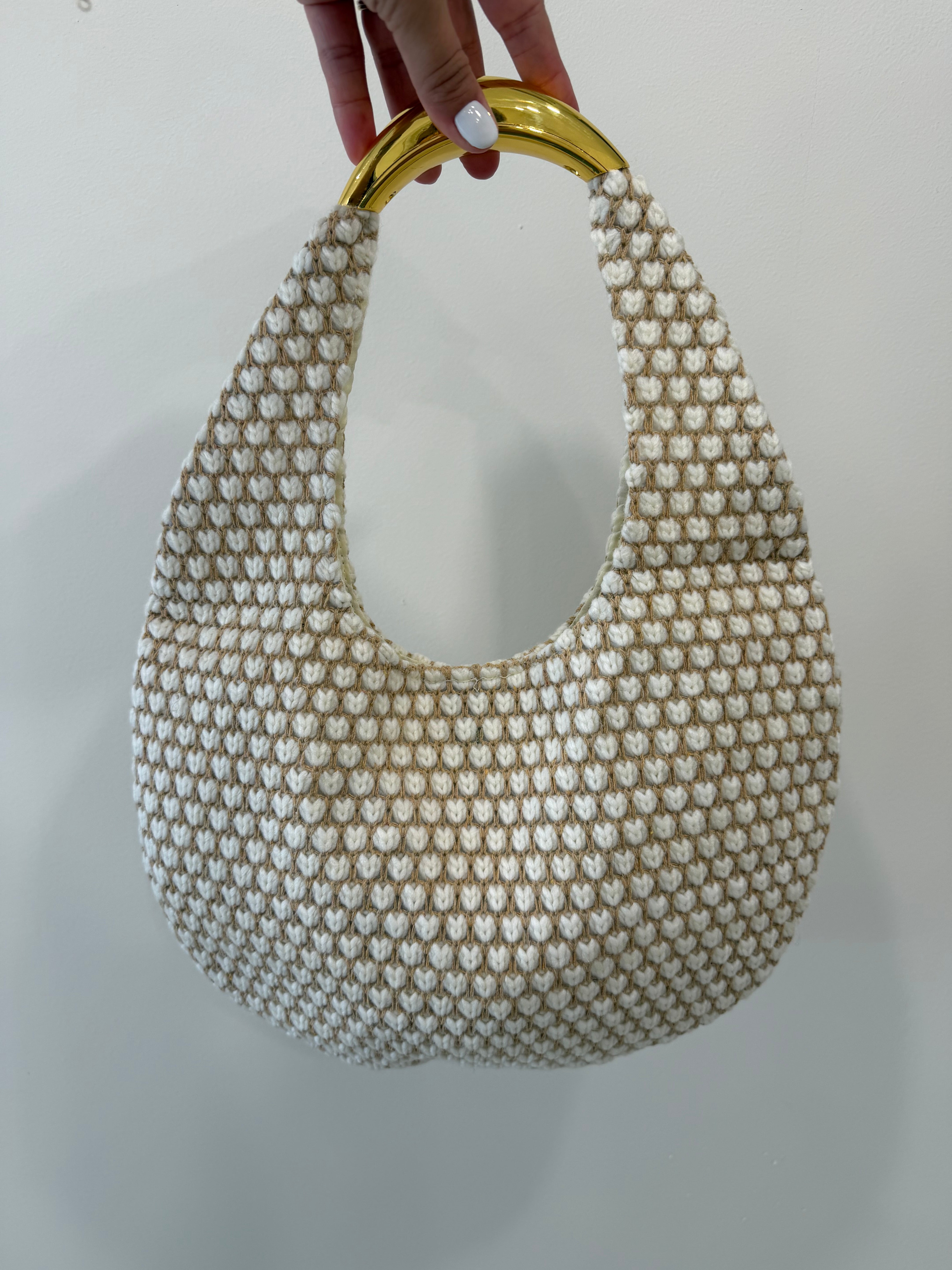 GOLD HANDLE BAG