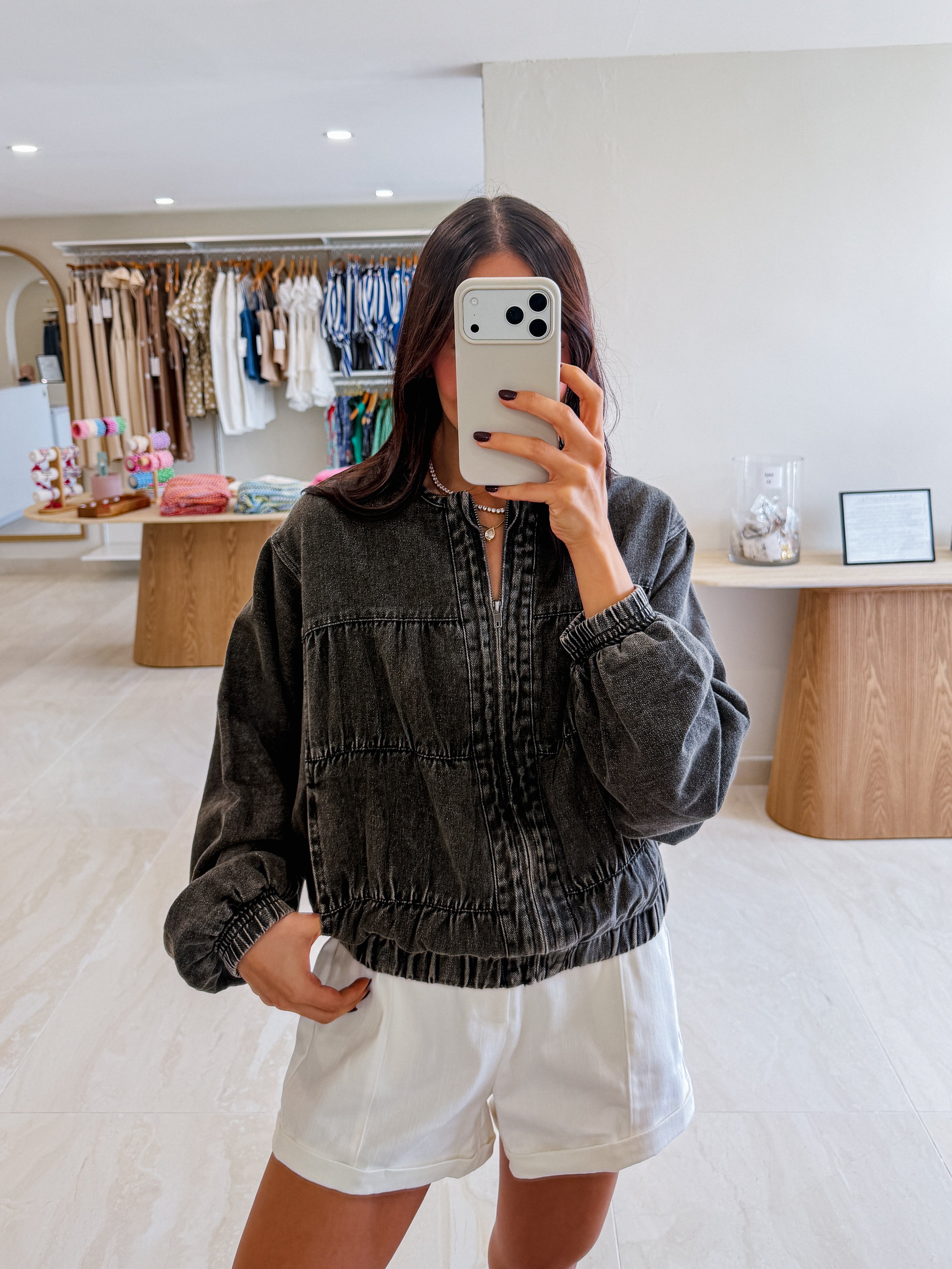 TAMARA BATWING DENIM JACKET