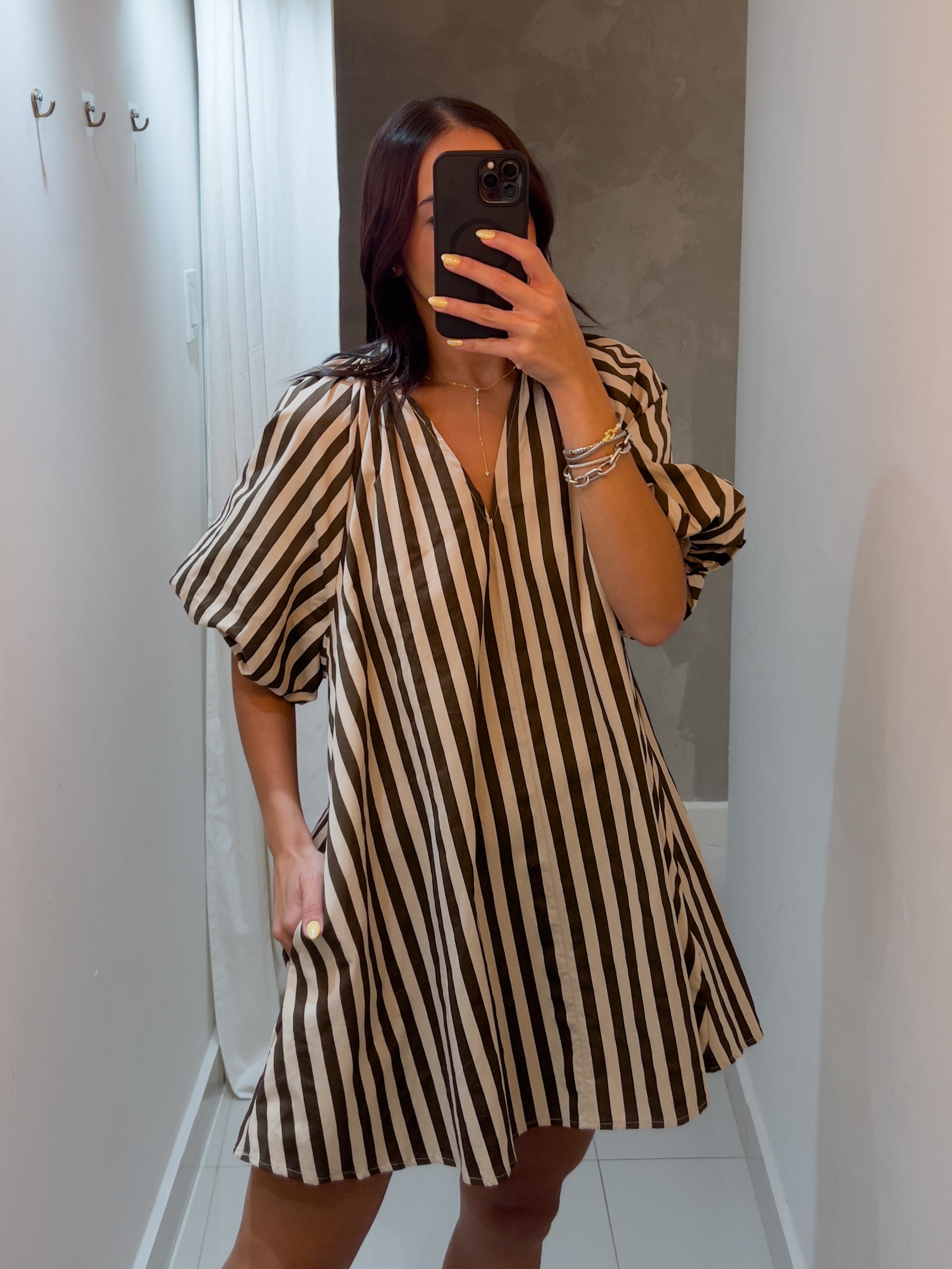 MARINA BROWN DRESS