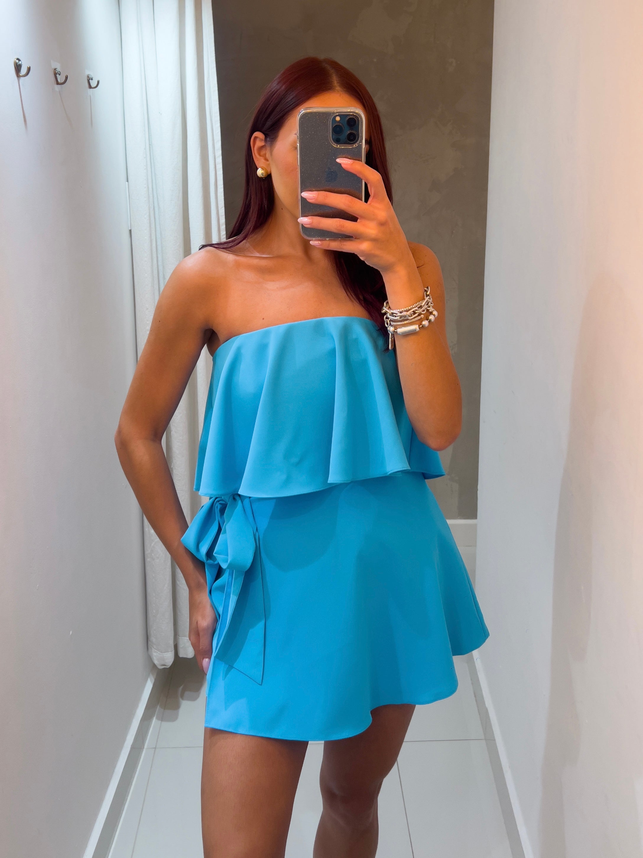 ABBY SUMMER BLUE ROMPER