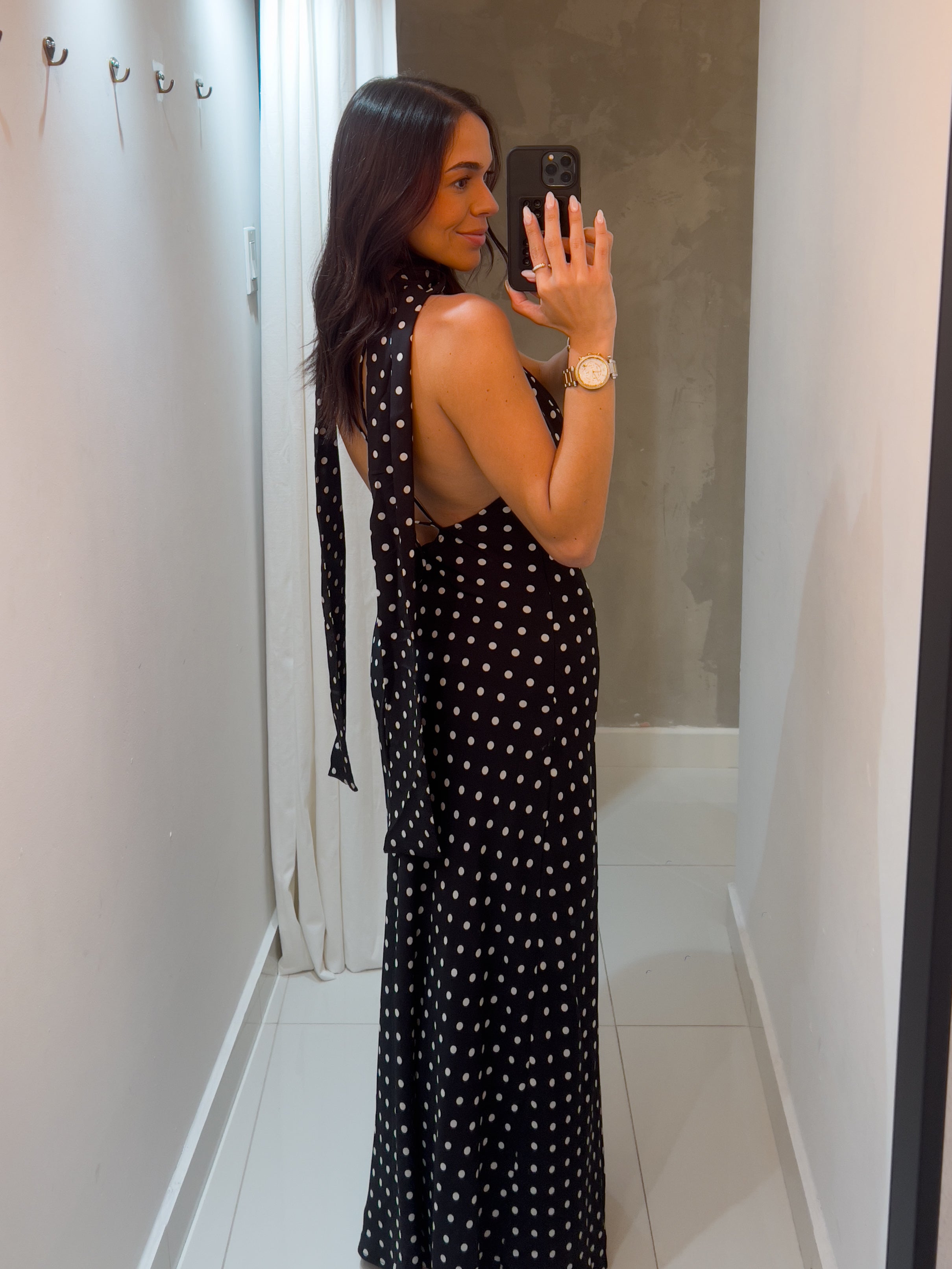 GISELLA MAXI DRESS WITH SCARF