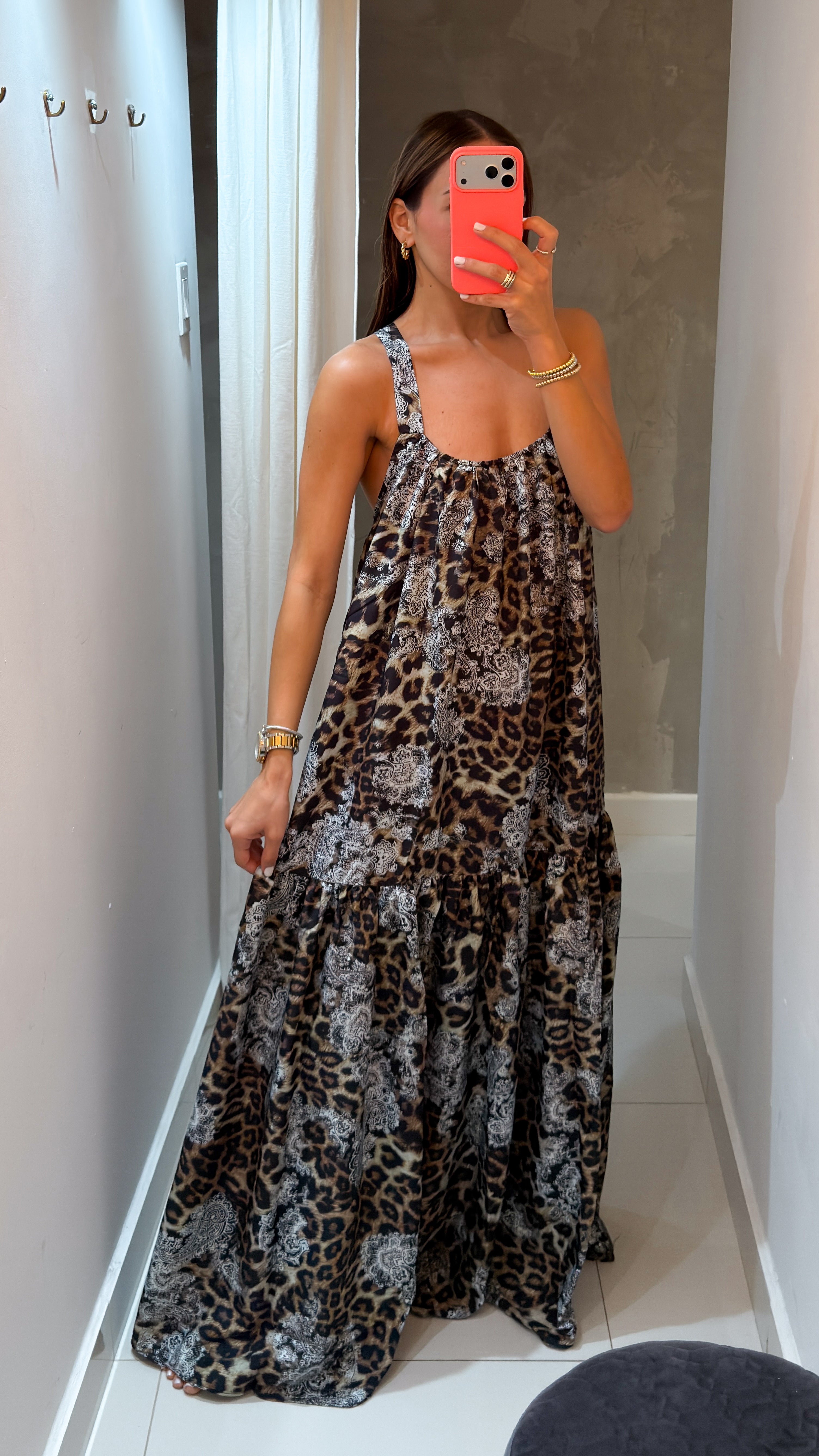 AMIRA ANIMAL PRINT MAXI DRESS