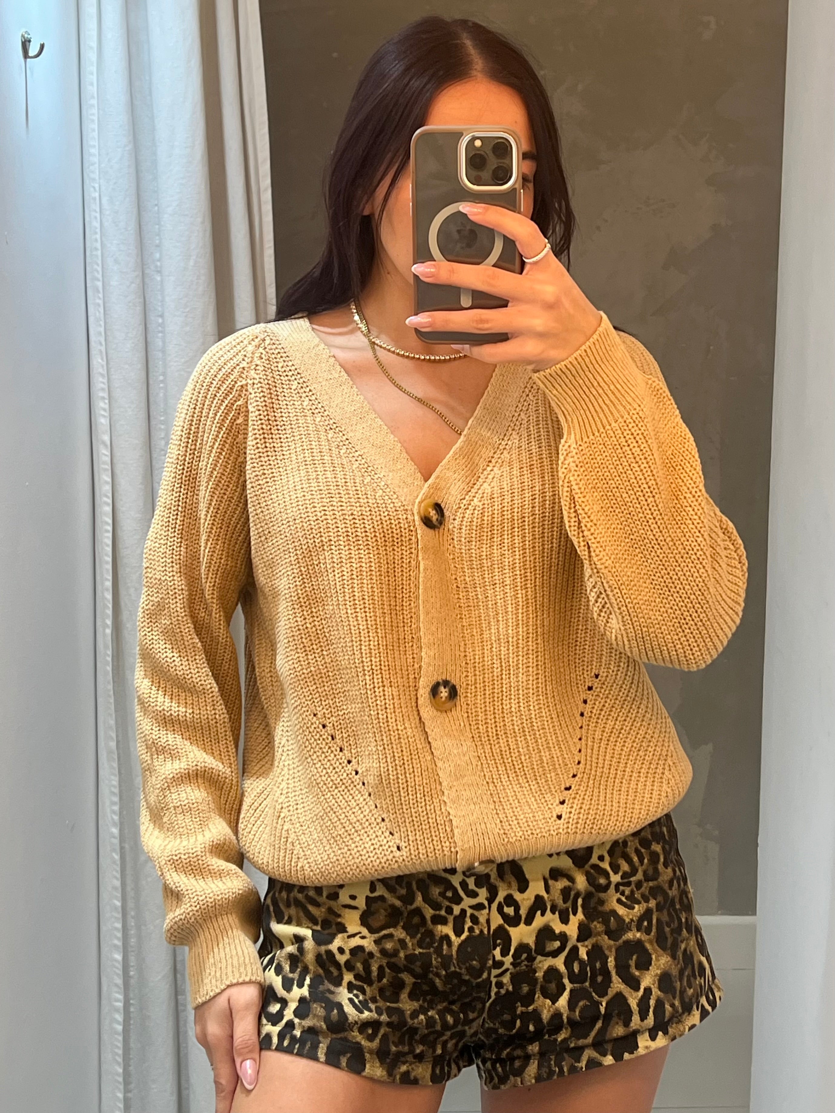 KHAKI ONE SIZE SWEATER SALE