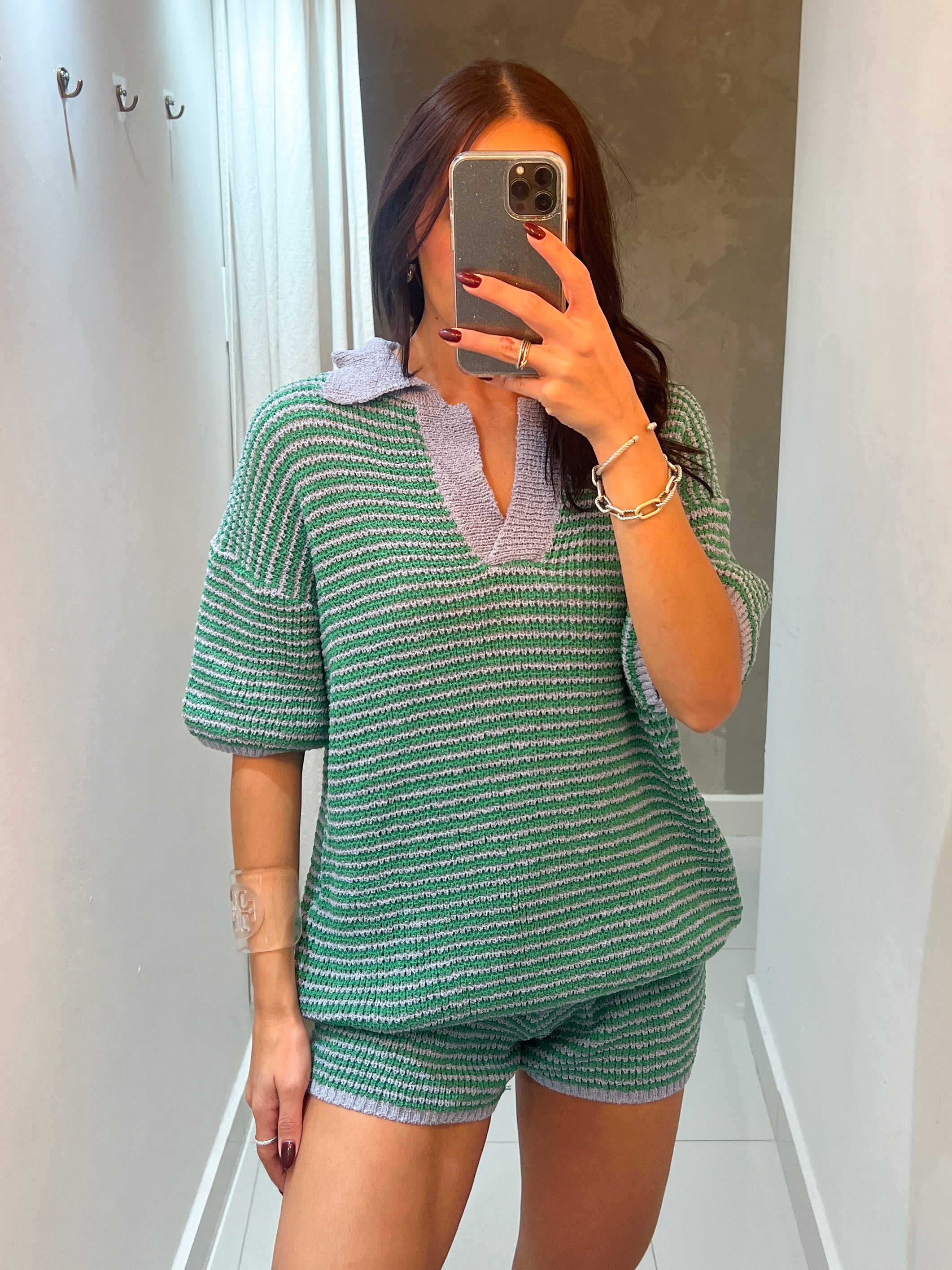 GRACEY KNIT SHORTS SET