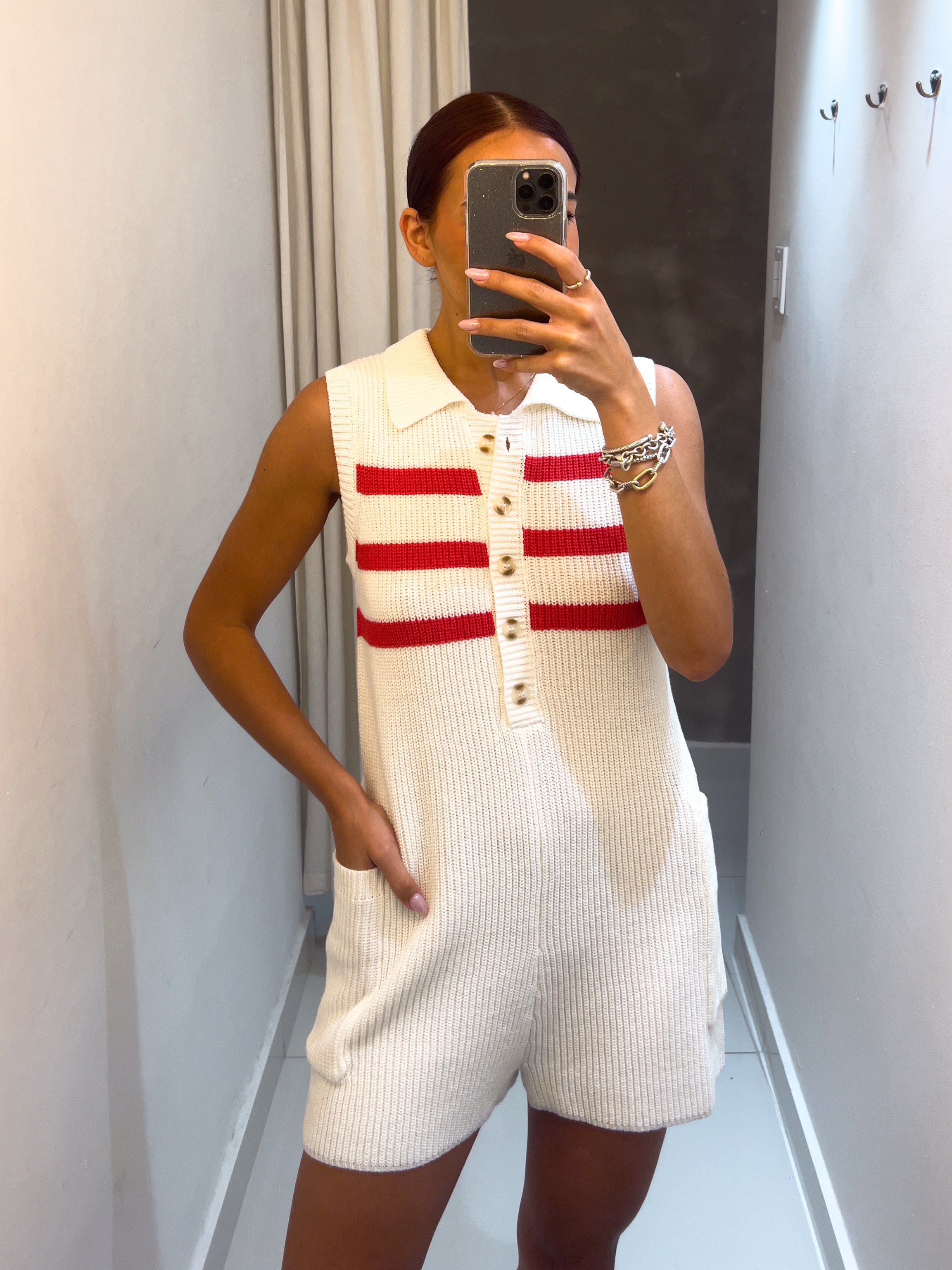 EMORY KNIT ROMPER