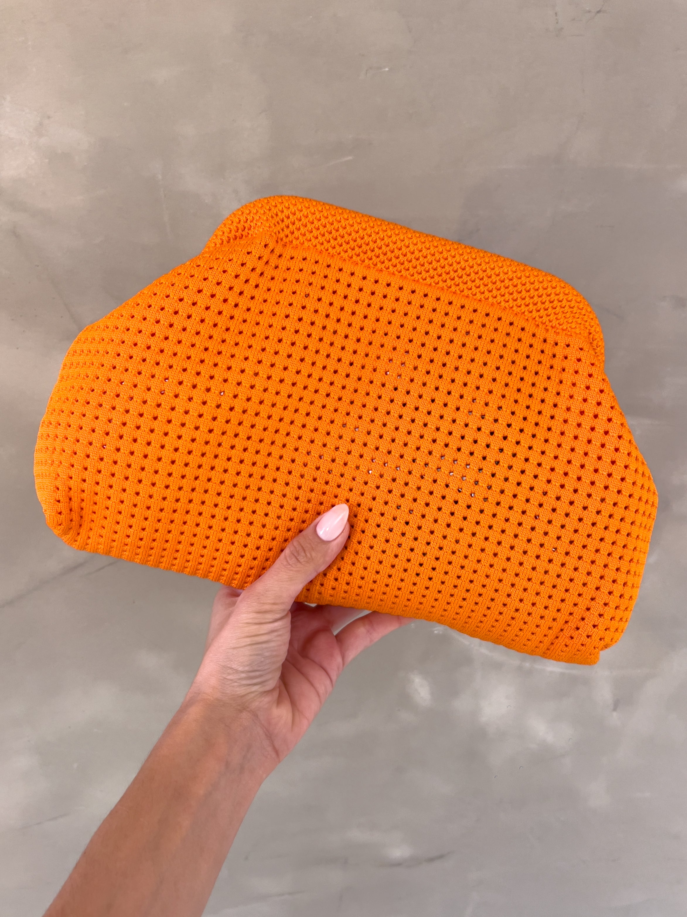 CAMILE ORANGE POUCH